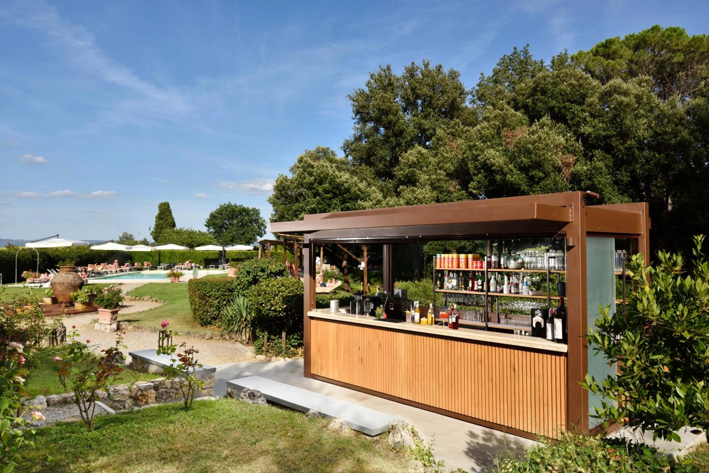 Garden view in Villa Sabolini
