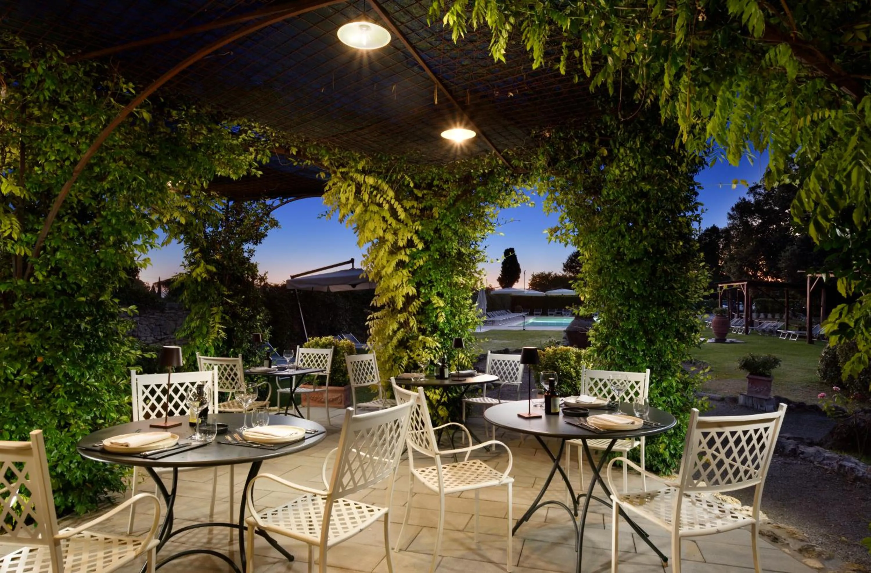 Dining area in Villa Sabolini