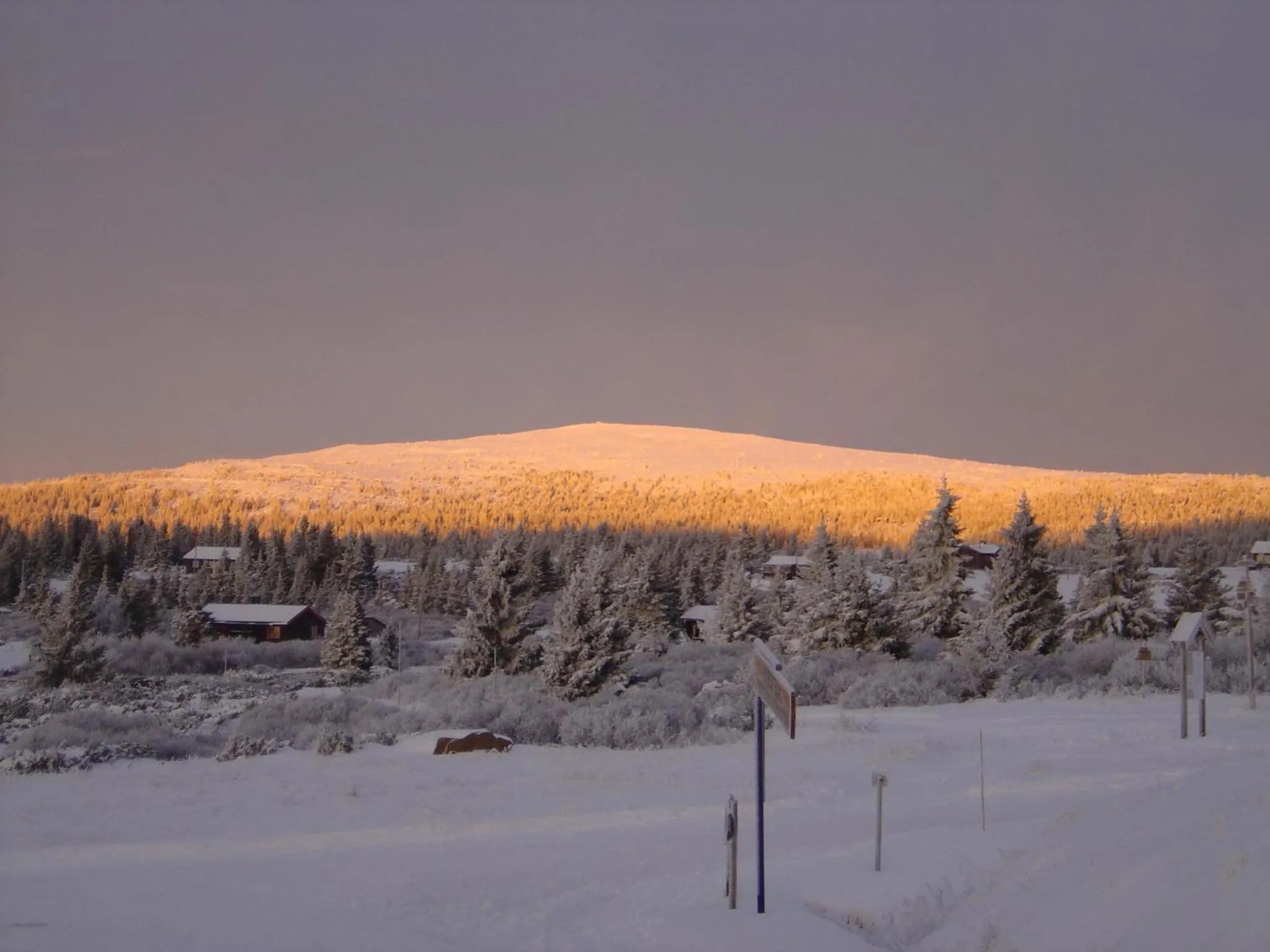 Area and facilities in Nordseter Fjellpark, Hyttegrend