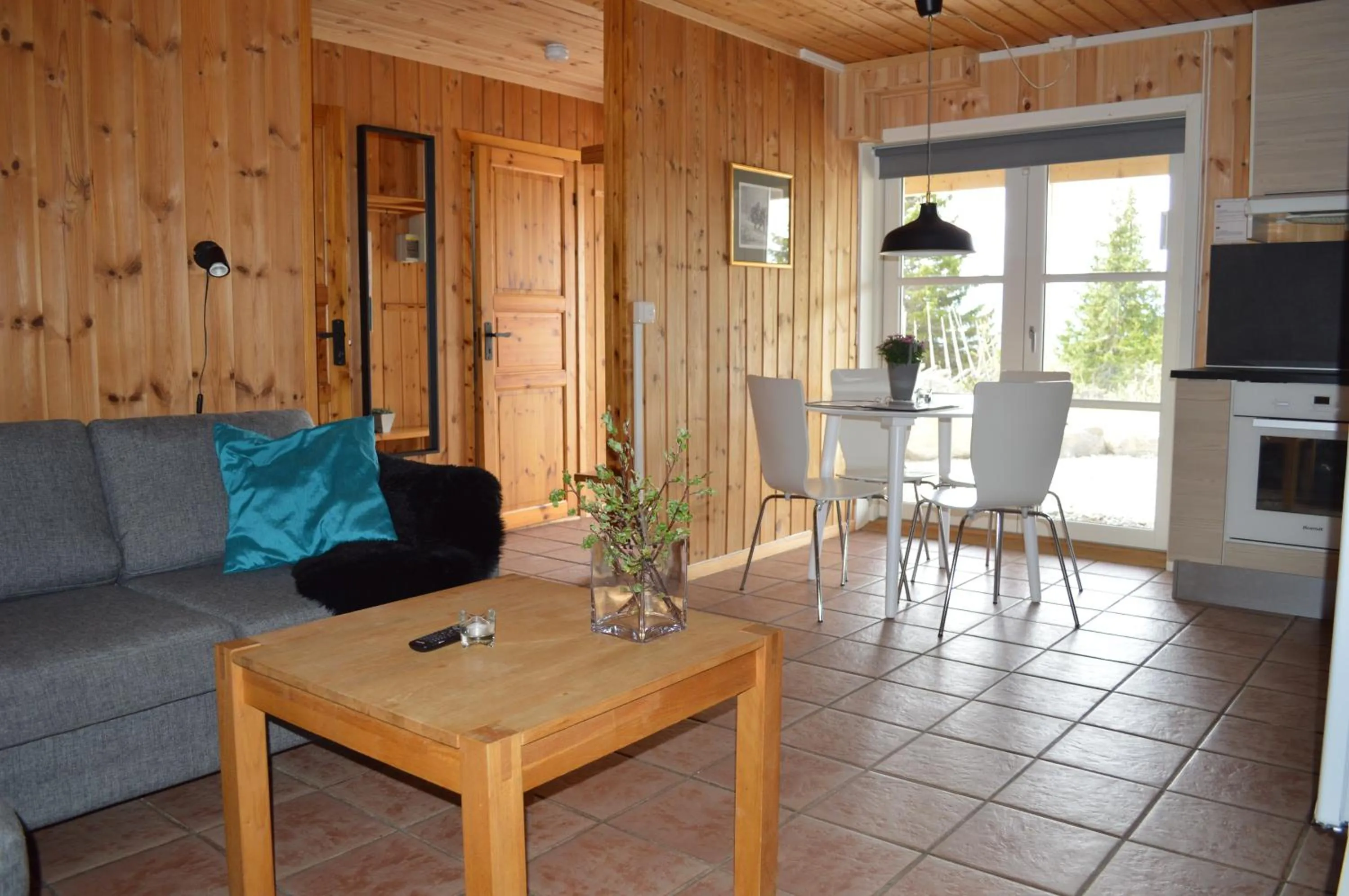 Living room in Nordseter Fjellpark, Hyttegrend