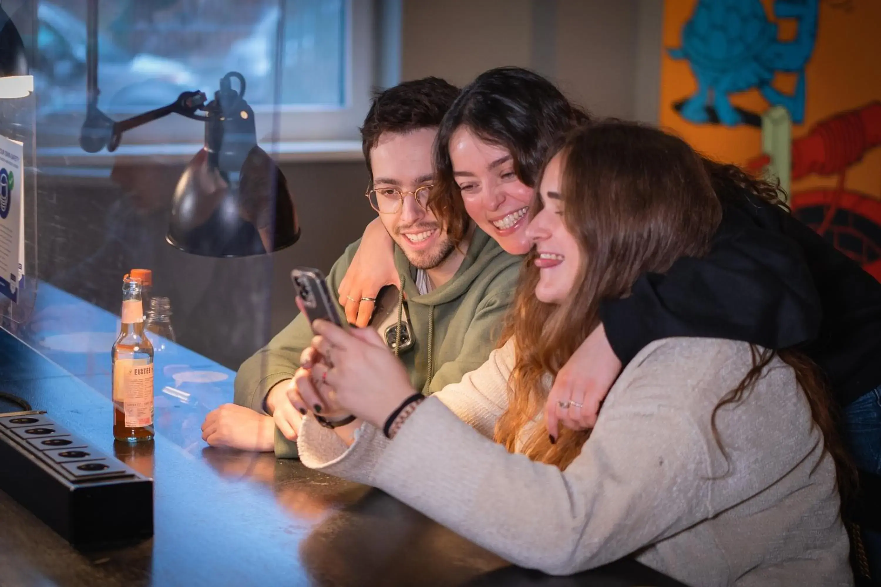 Lounge or bar in a&o Berlin Hauptbahnhof Lounge or bar in a&o Berlin Hauptbahnhof