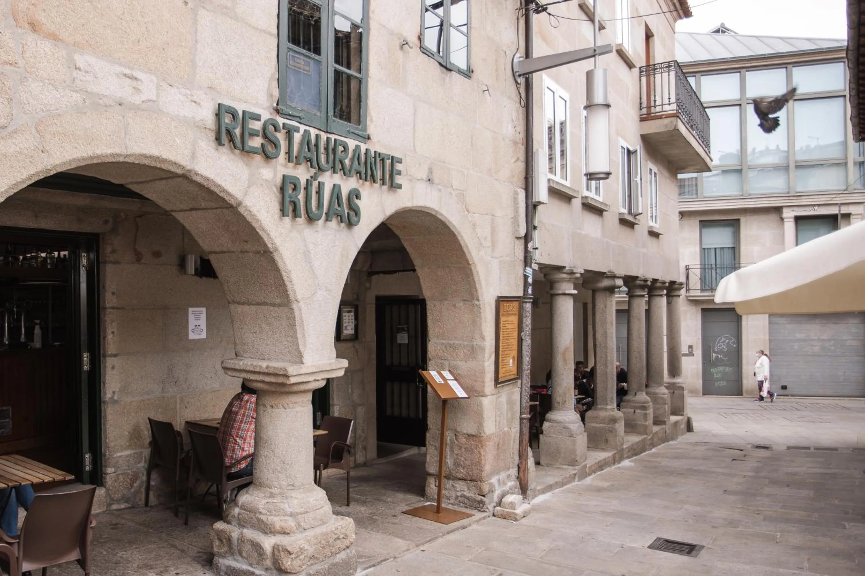 Property building in Hotel Restaurante Rúas