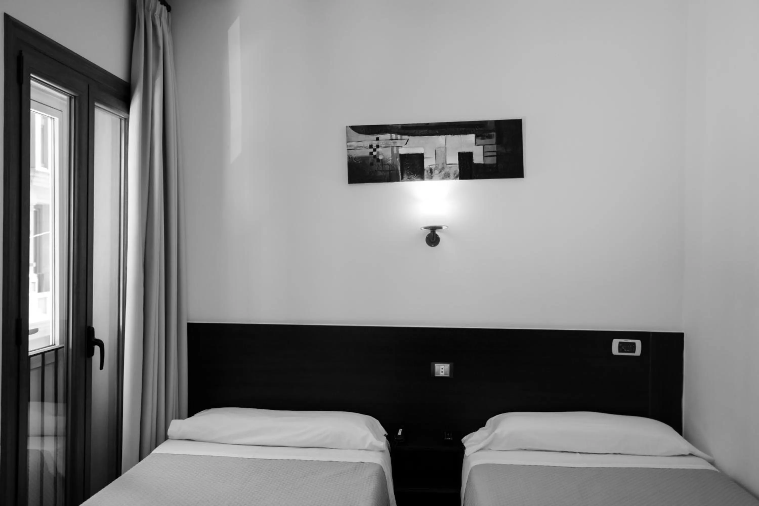 Bed in Hotel Restaurante Rúas