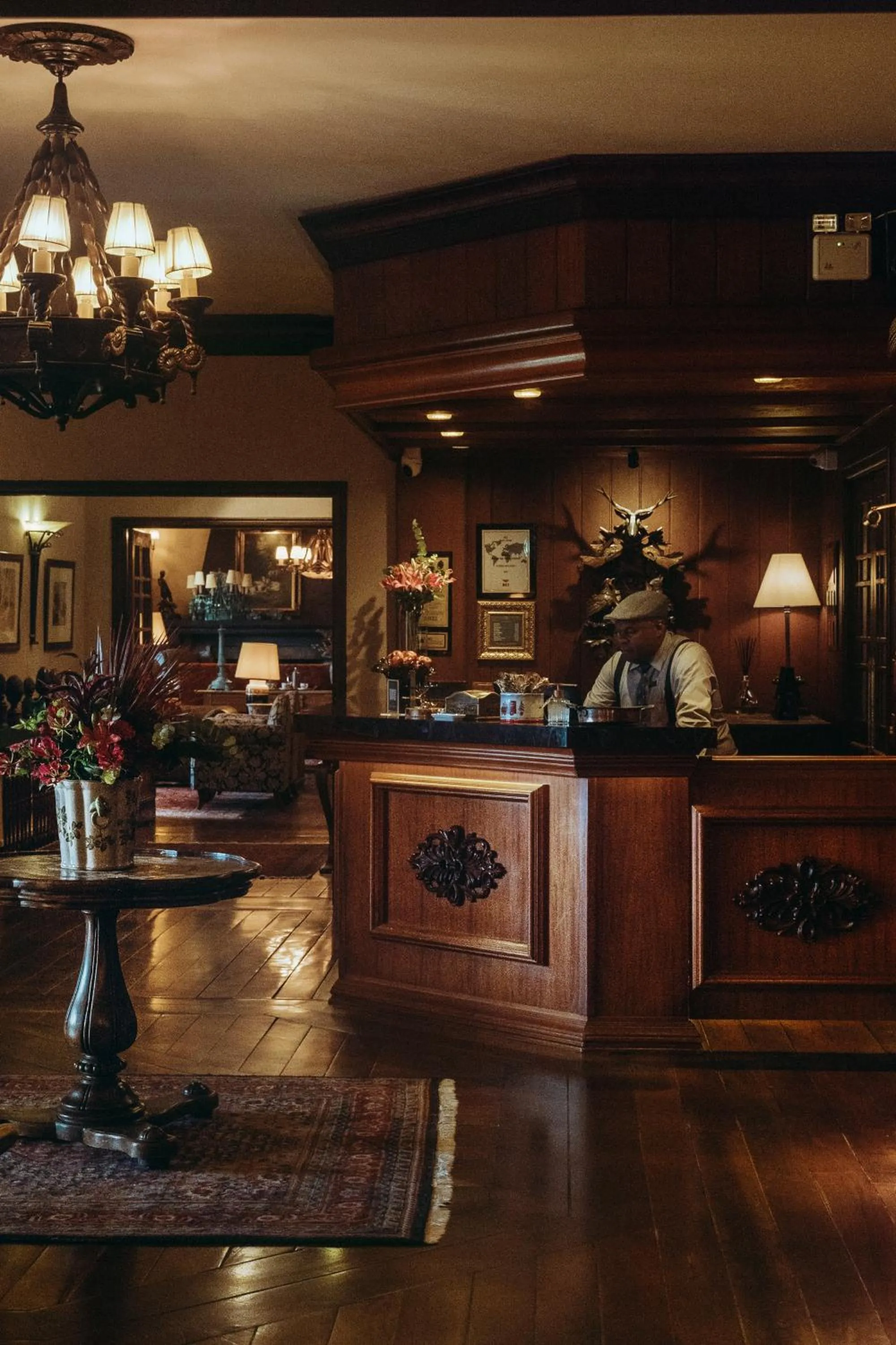 Lobby or reception in Hotel Casa da Montanha