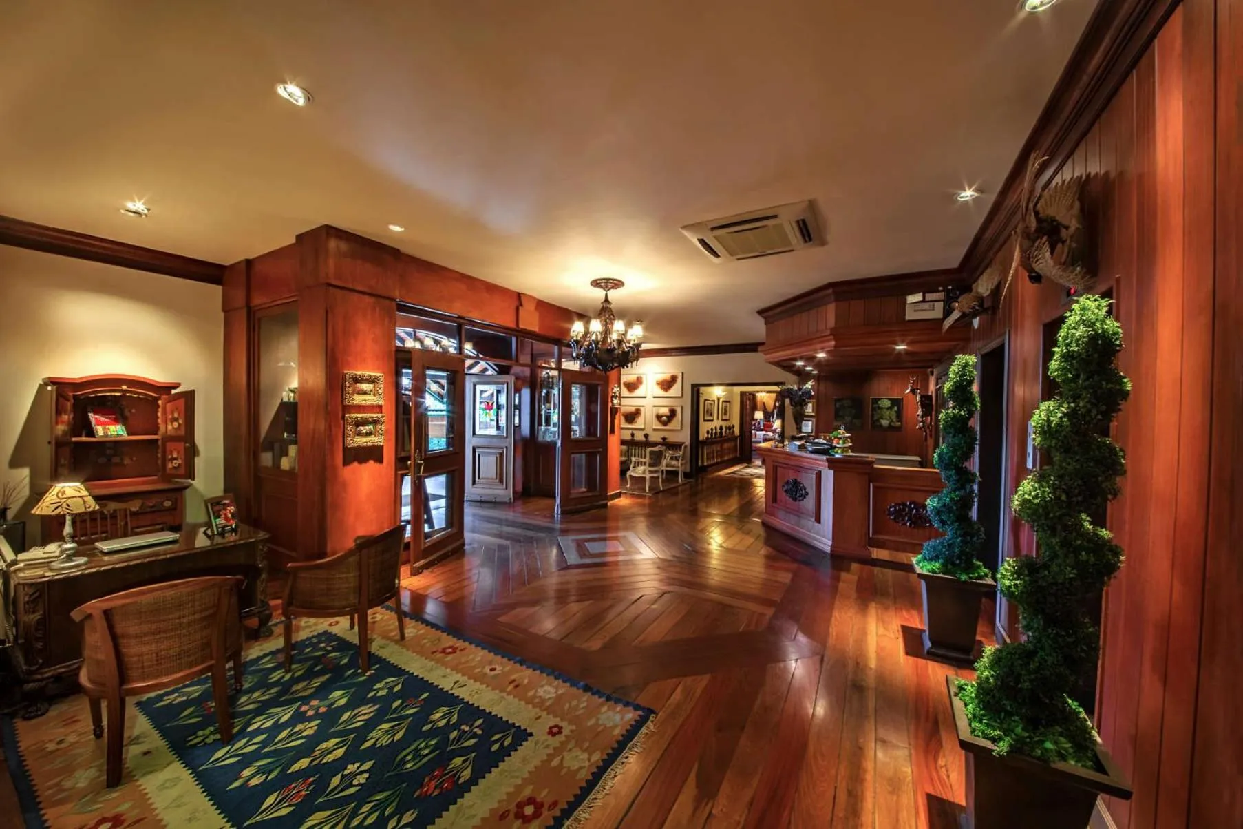 Lobby or reception in Hotel Casa da Montanha
