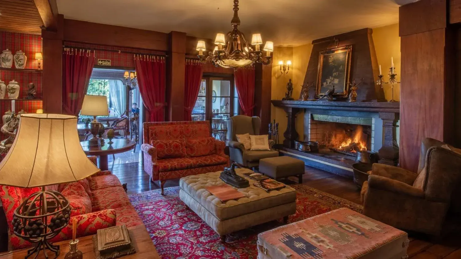 Living room in Hotel Casa da Montanha Living room in Hotel Casa da Montanha