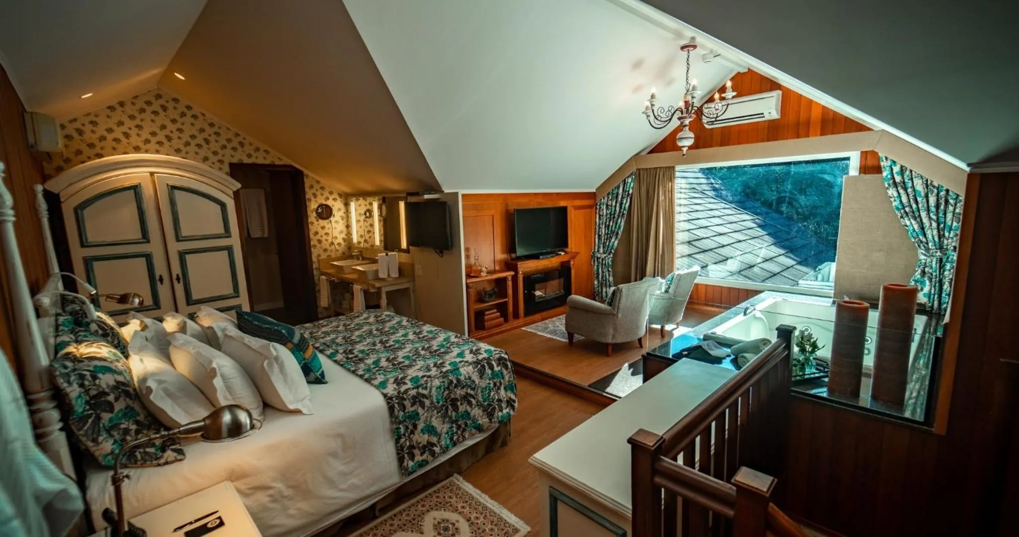 Bed in Hotel Casa da Montanha