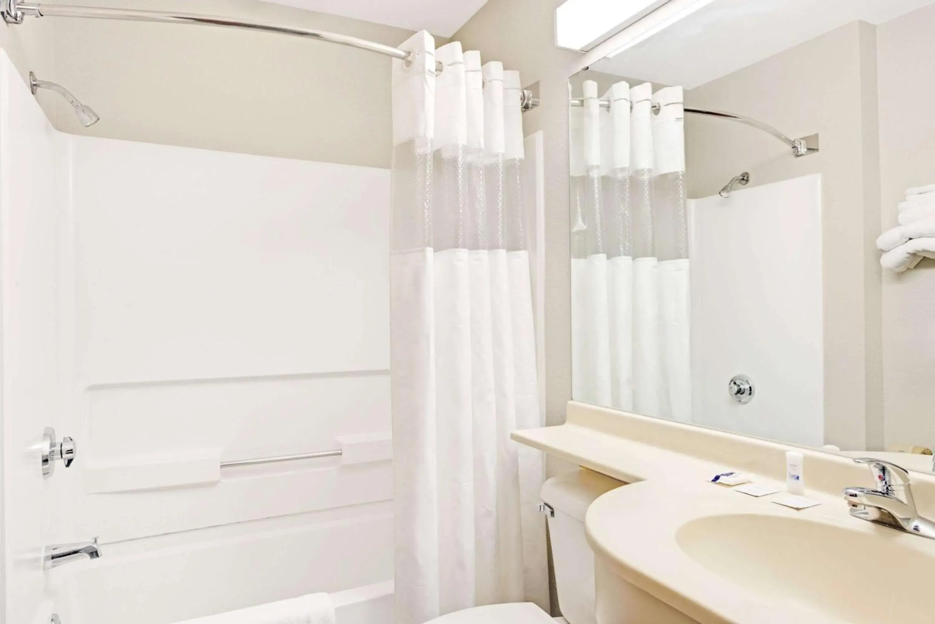 Bathroom in Microtel Inn & Suites Urbandale Bathroom in Microtel Inn & Suites Urbandale