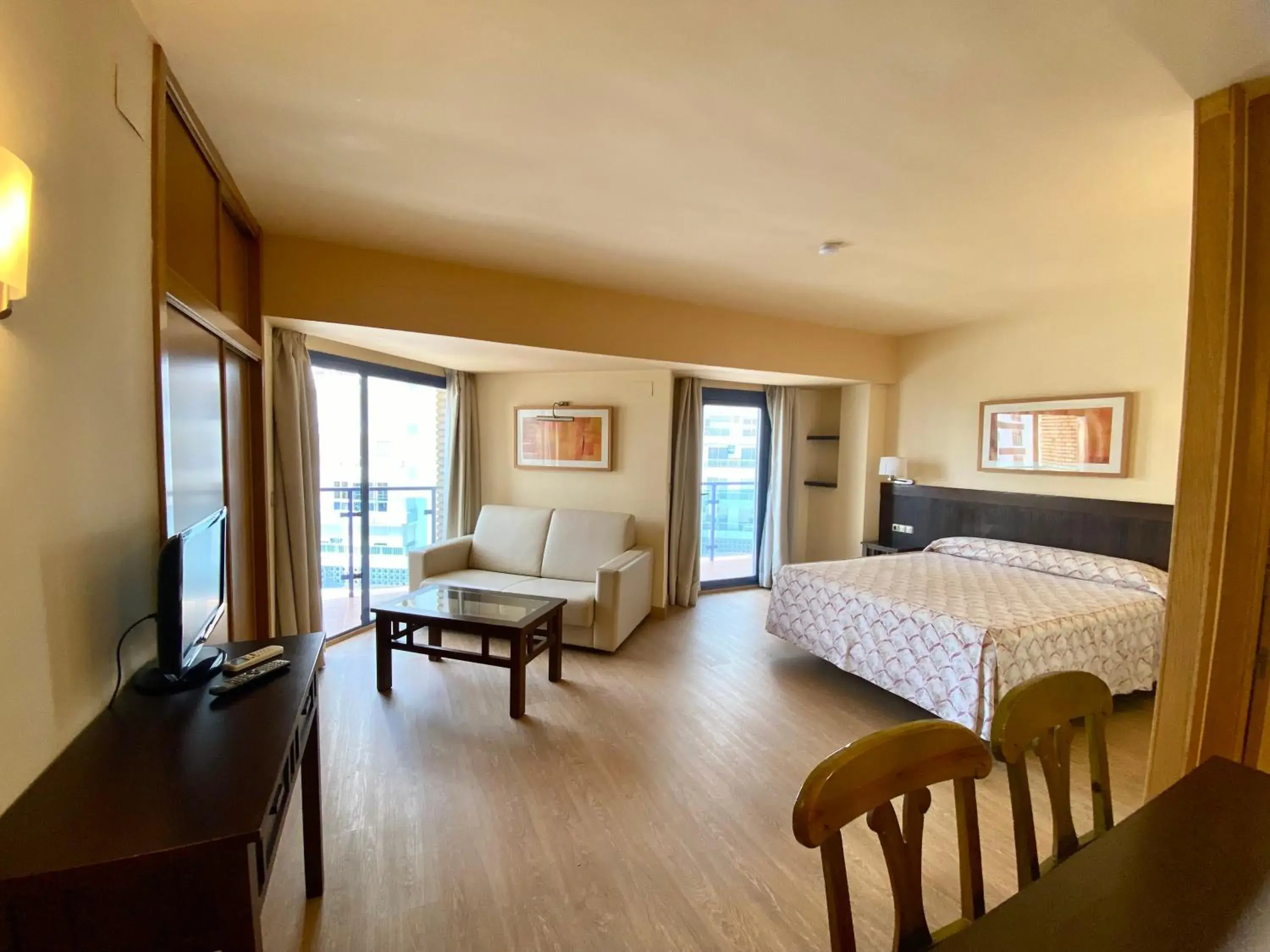 Bed in Apartamentos MS Pepita Bed in Apartamentos MS Pepita