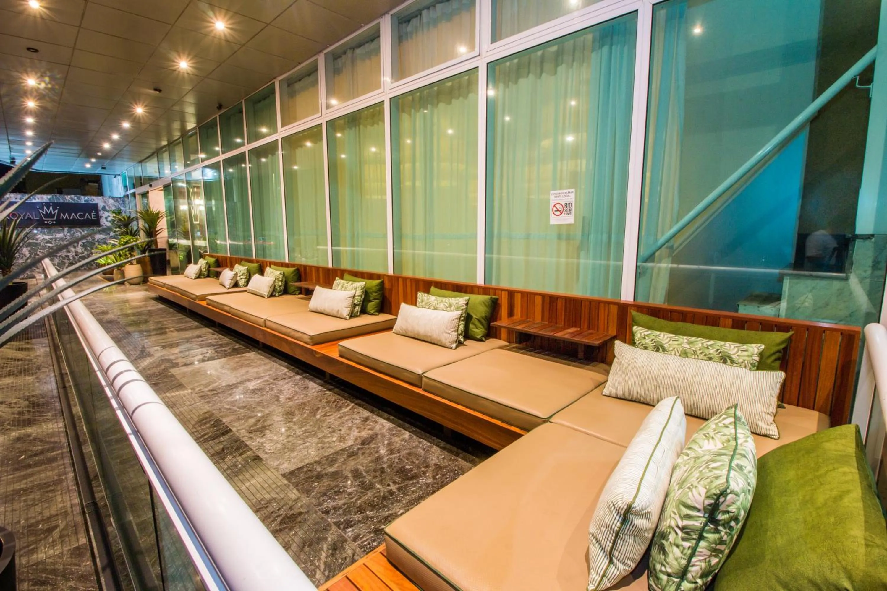 Patio in Royal Macaé Palace Hotel