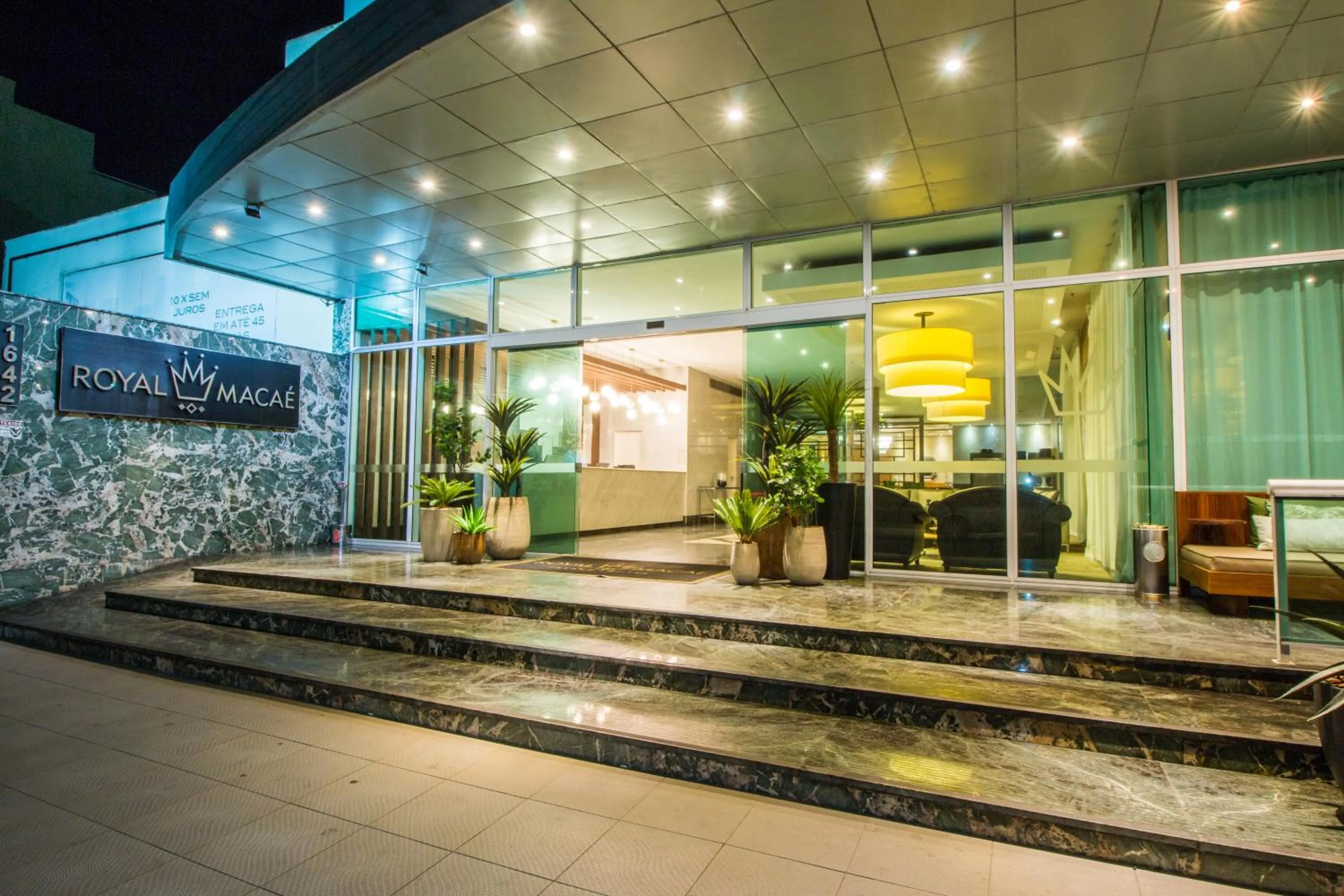 Facade/entrance in Royal Macaé Palace Hotel