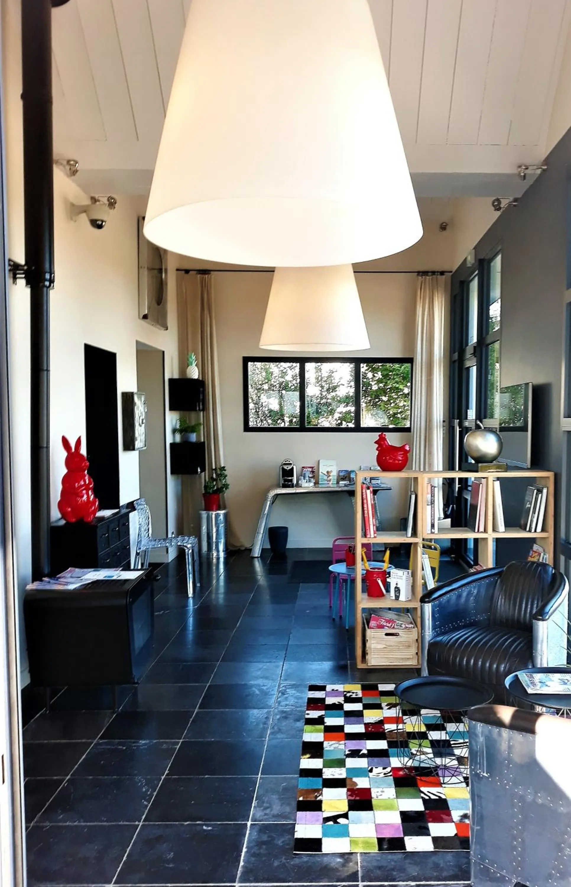 Lobby or reception in Hotel-Restaurant Lann Roz / Côte Cuisine