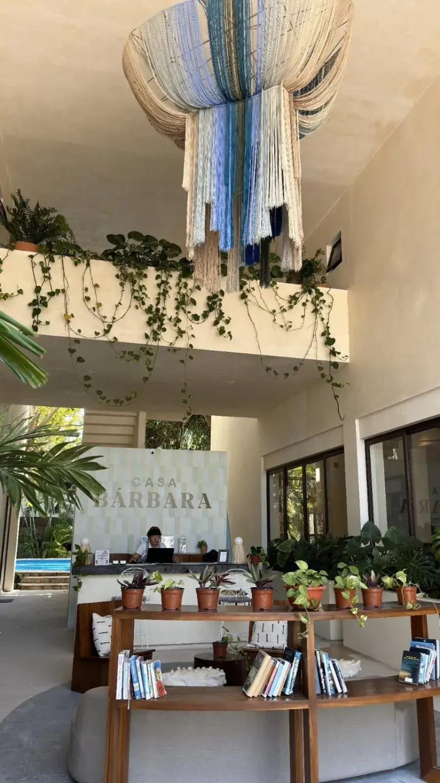 Lobby or reception in Hotel Casa Barbara Holbox Lobby or reception in Hotel Casa Barbara Holbox