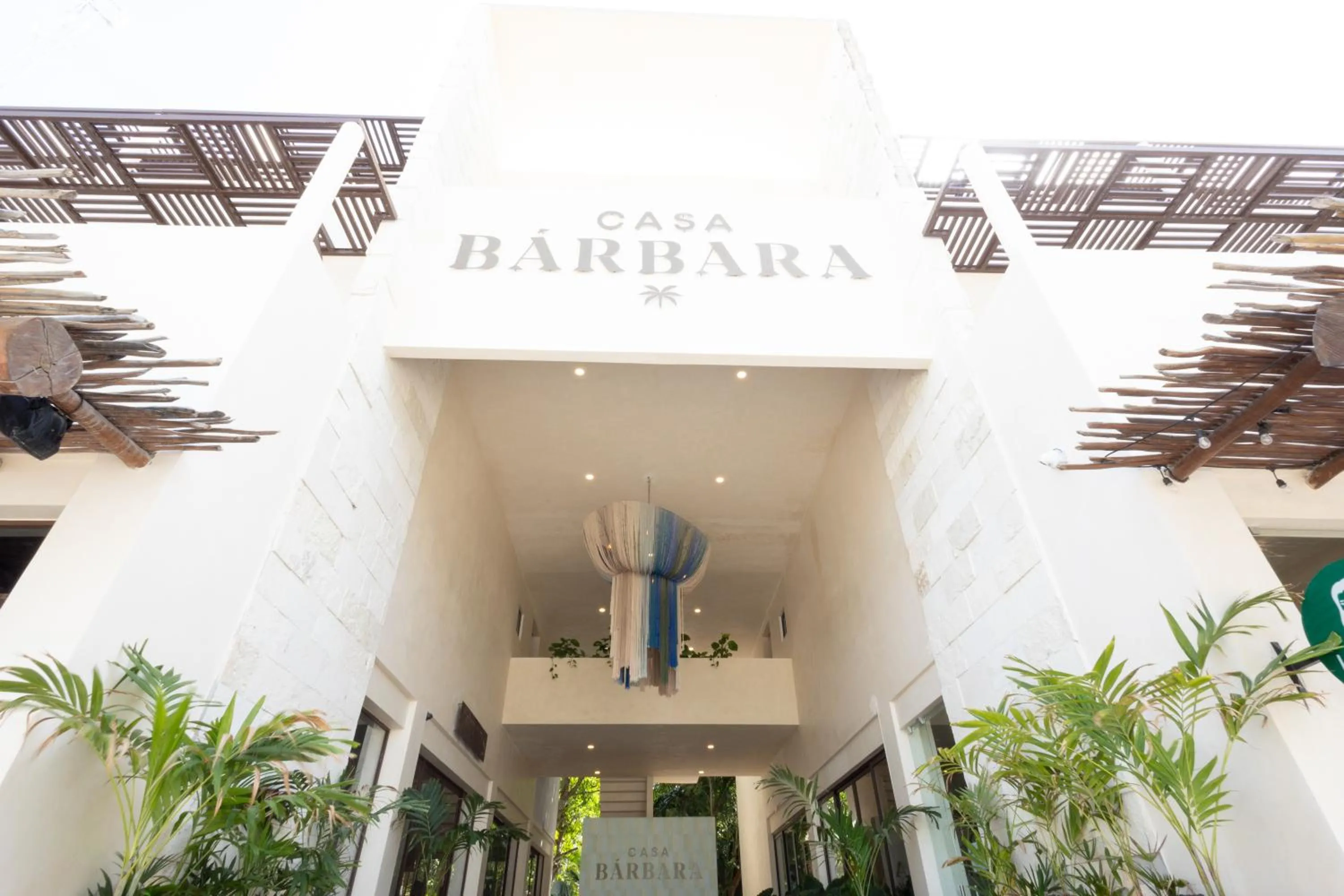 Facade/entrance in Hotel Casa Barbara Holbox