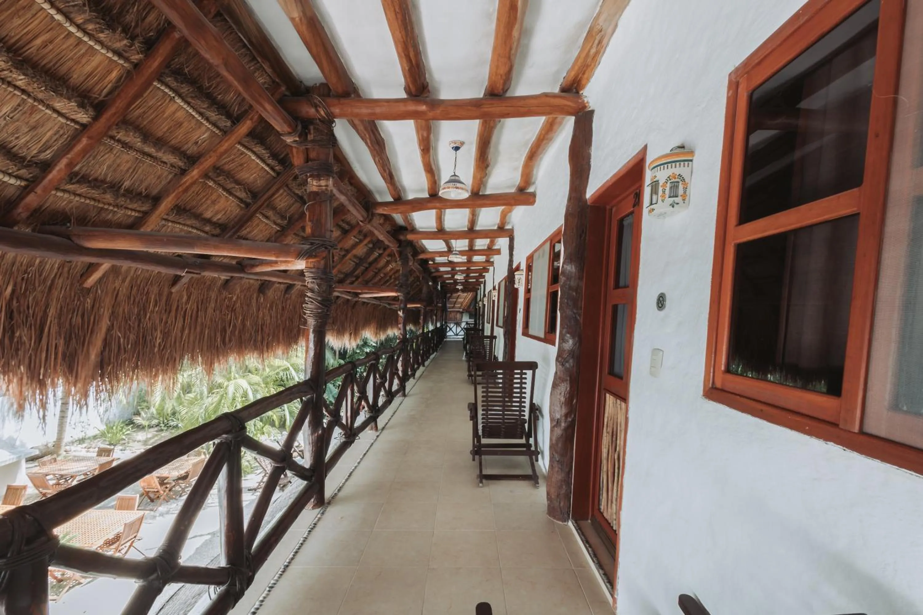 Property building in Hotel Casa Barbara Holbox