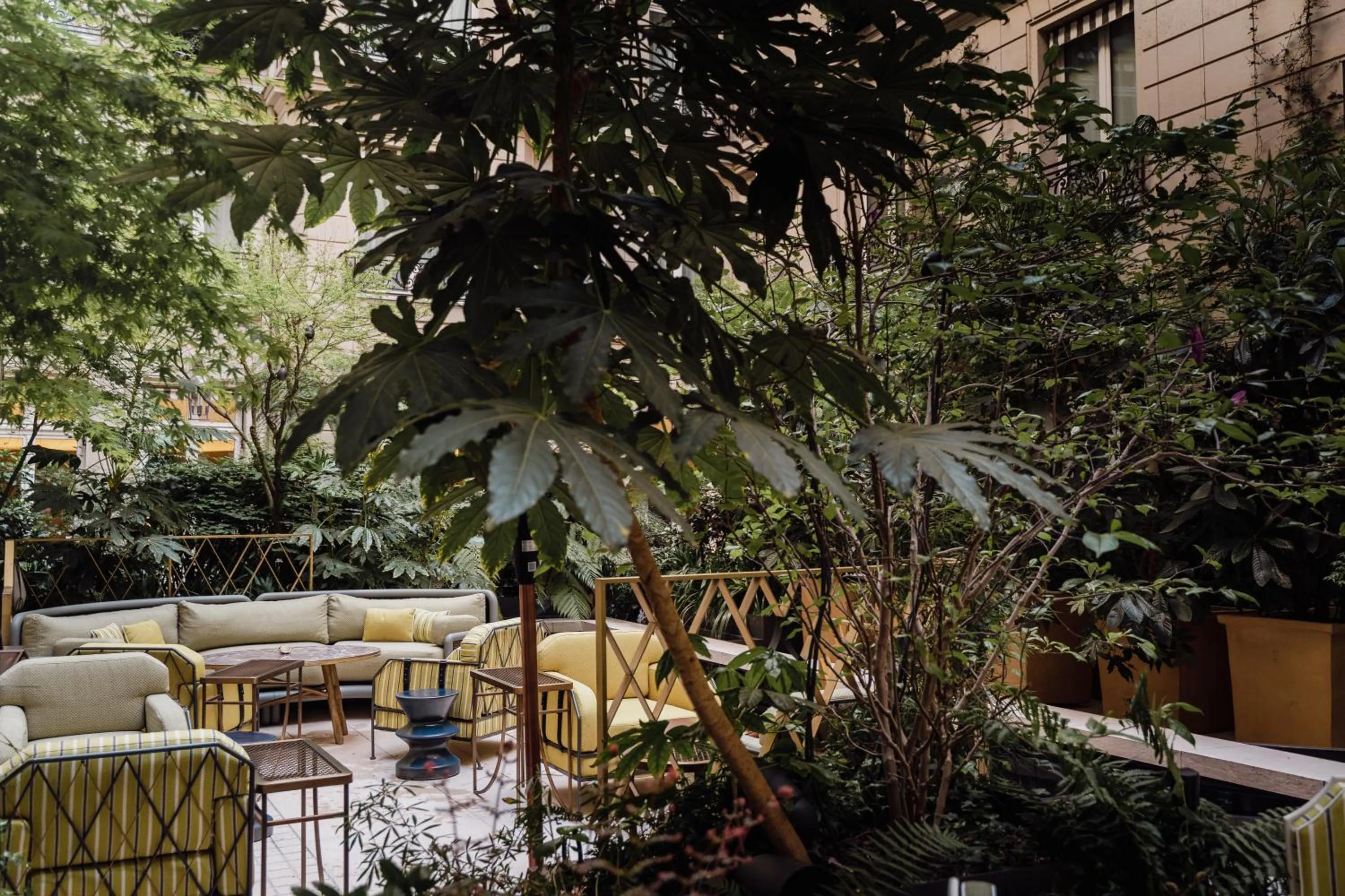 Garden in Hotel de Crillon
