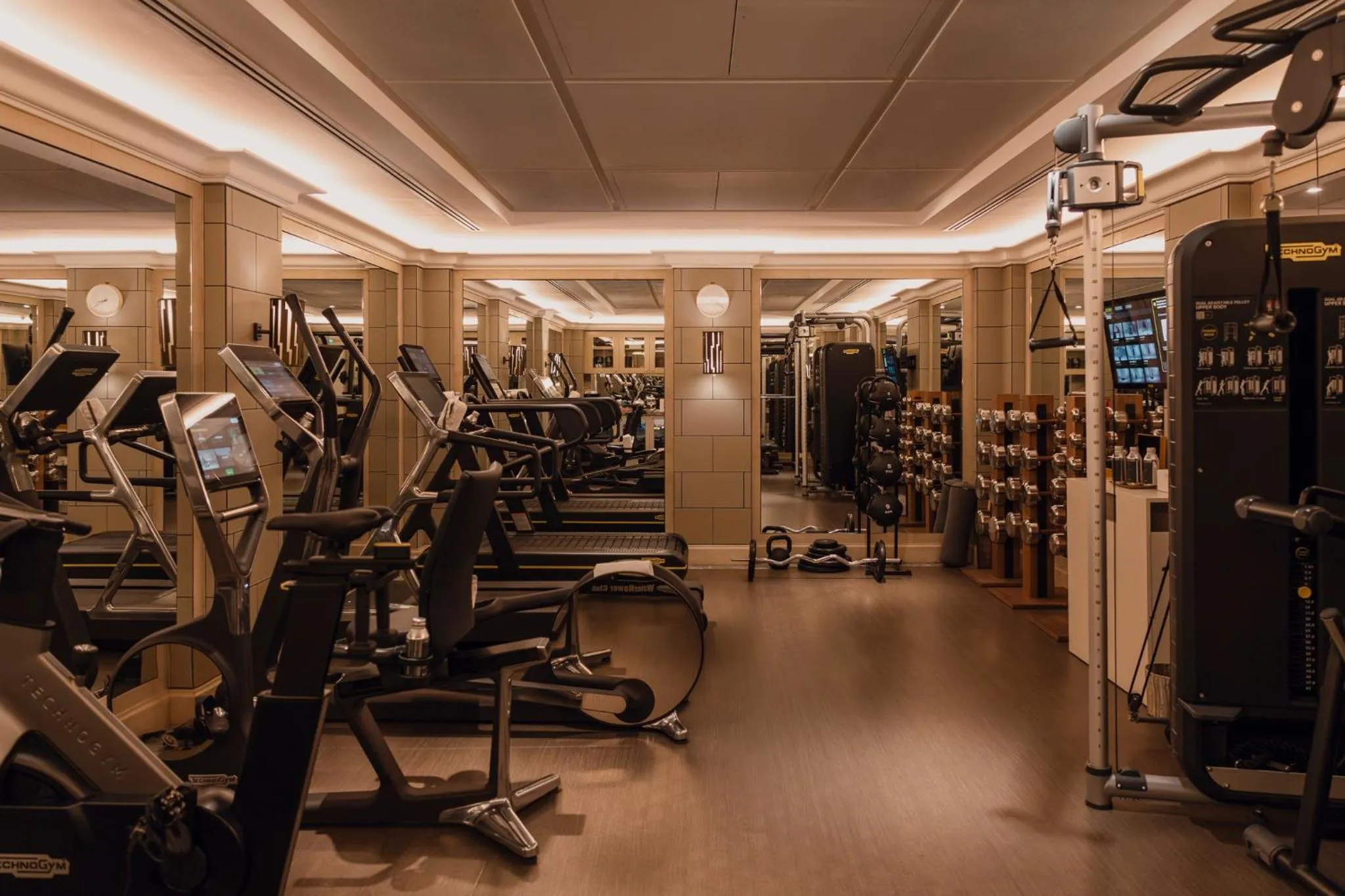 Fitness centre/facilities in Hotel de Crillon