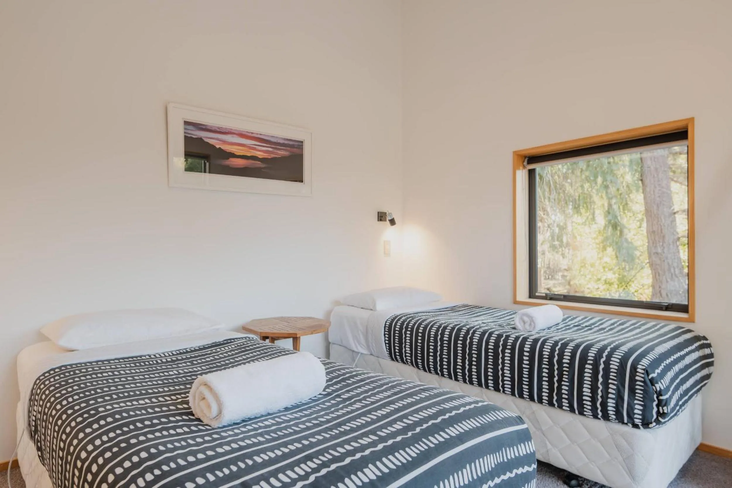 Bed in Lake Tekapo Cottages