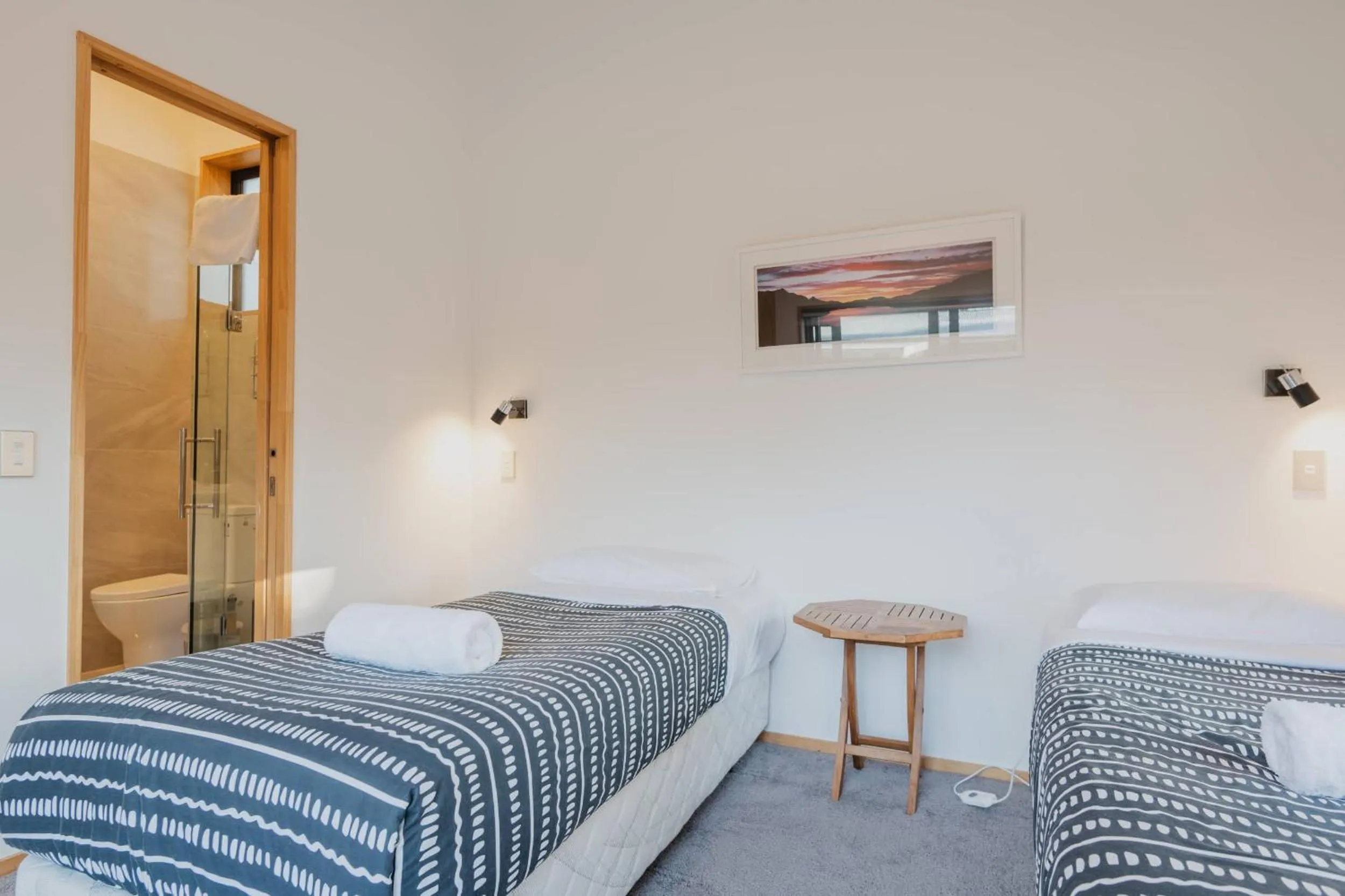 Bed in Lake Tekapo Cottages