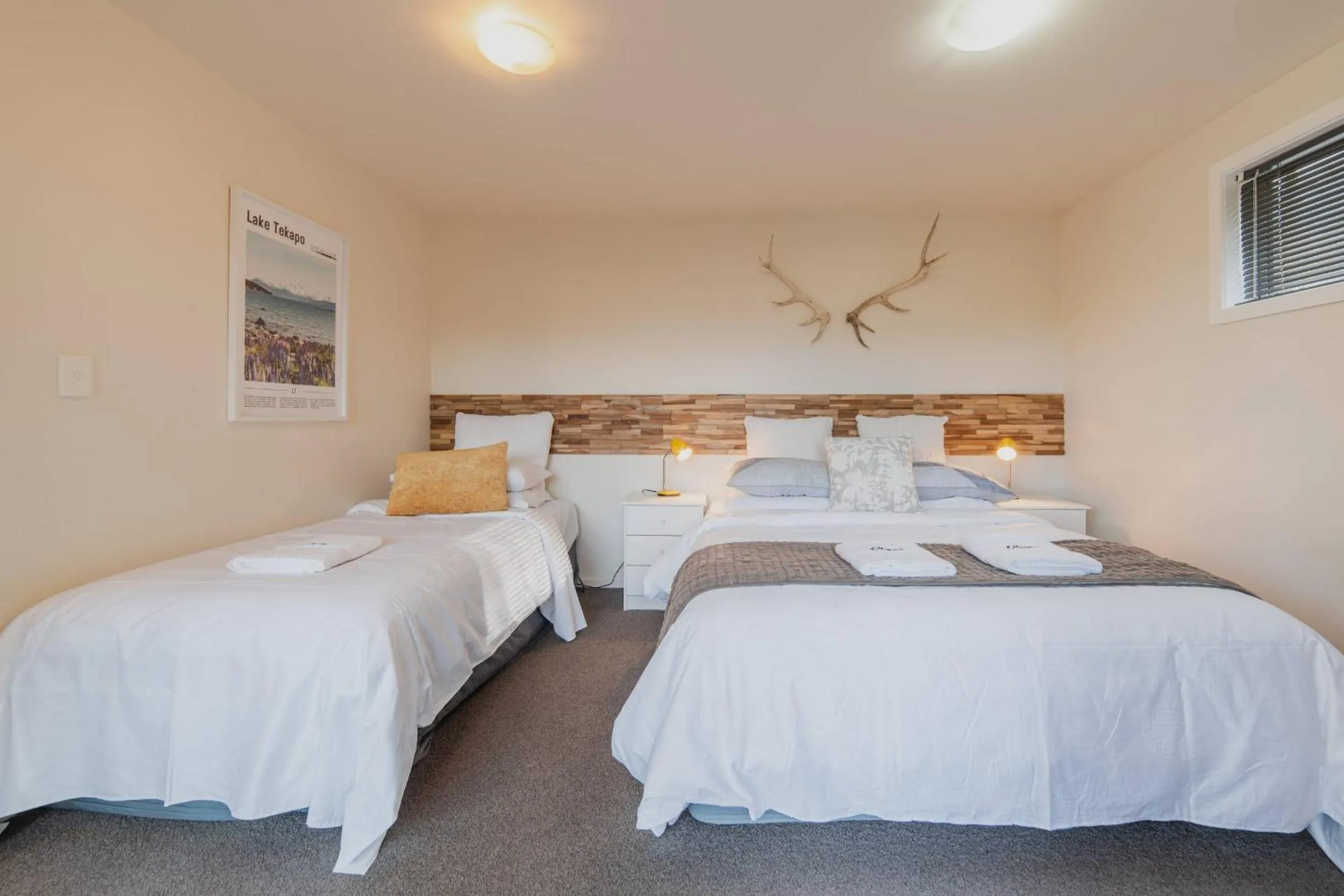 Bed in Lake Tekapo Cottages