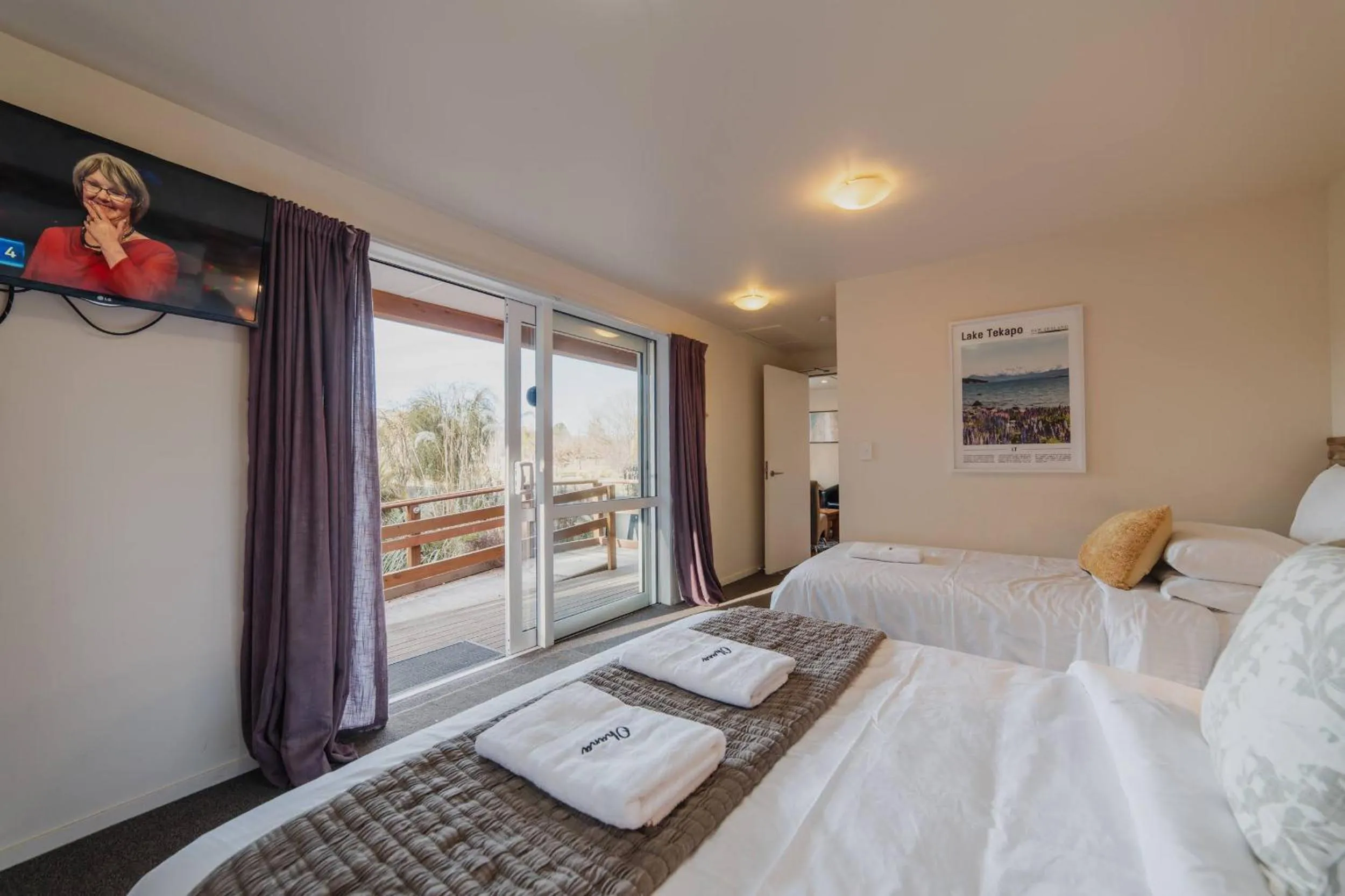 Bed in Lake Tekapo Cottages