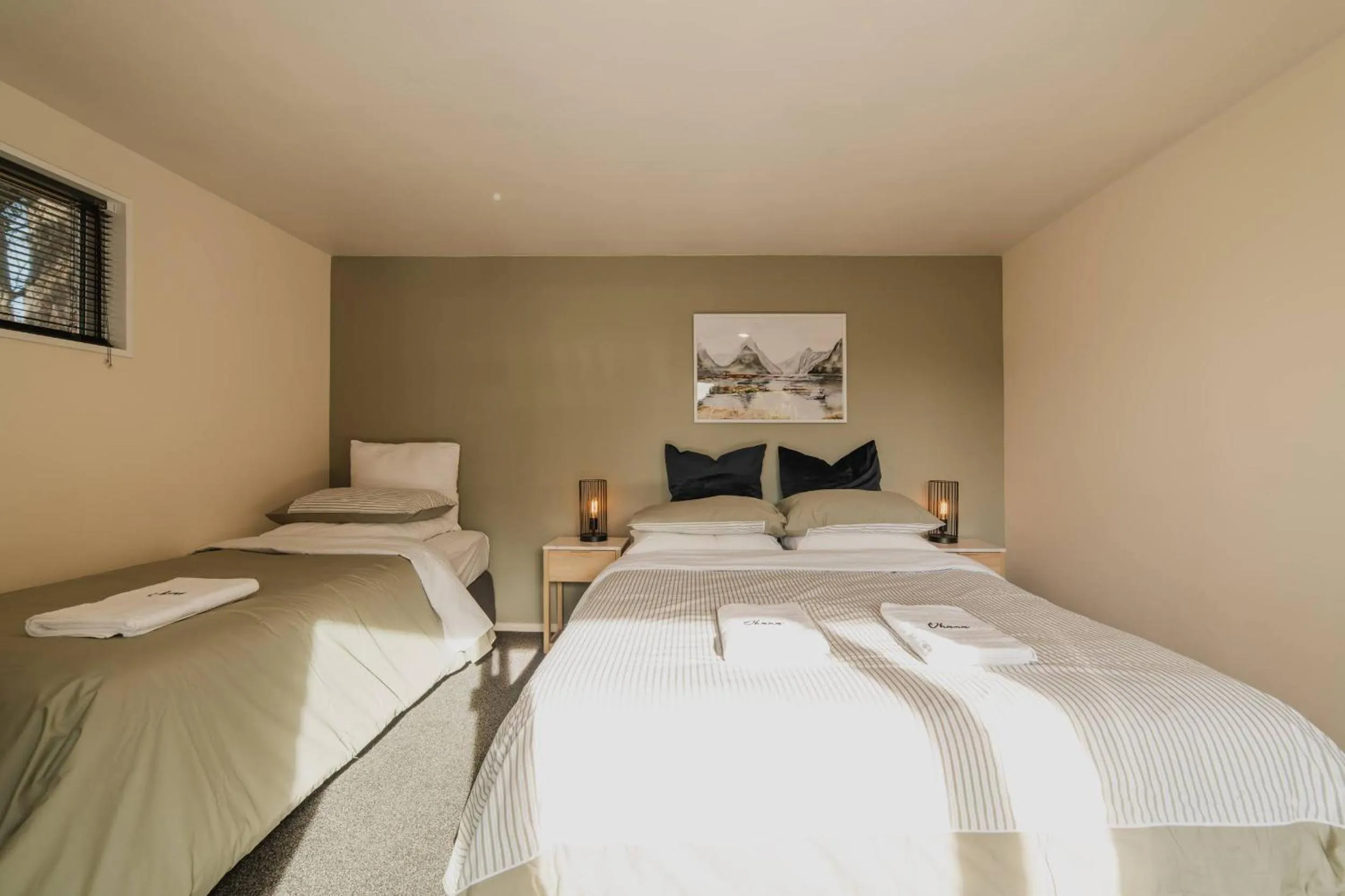 Bed in Lake Tekapo Cottages