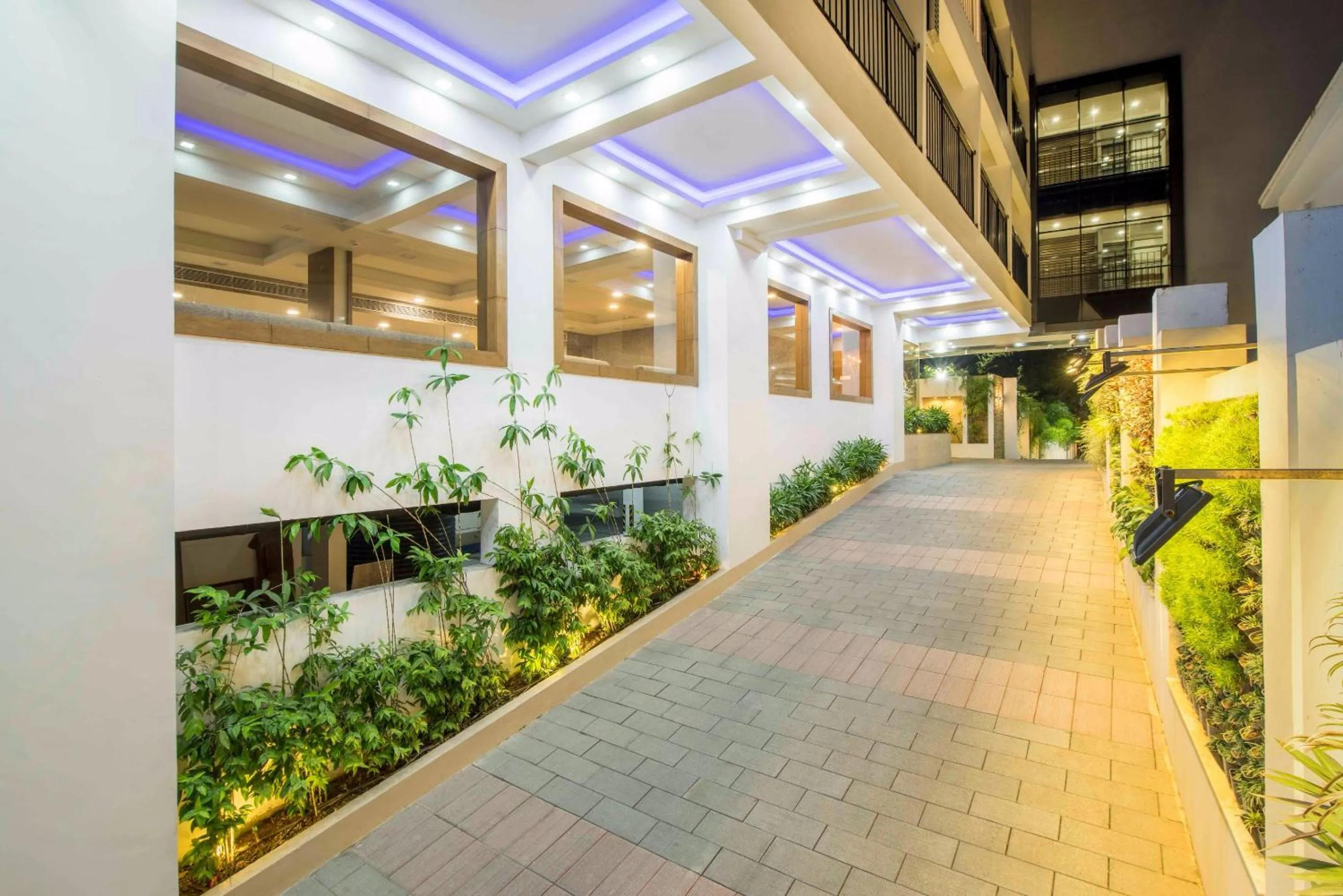 Property building in Sidra Pristine Hotel and Portico Halls