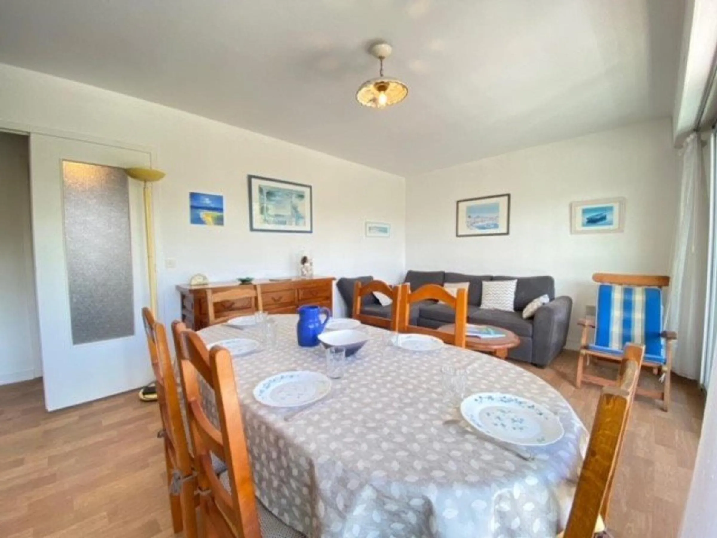 Appartement lumineux 3 pièces, 5 couchages, centre de La Baule, proche plage avec parking et ascenseur - FR-1-245-6