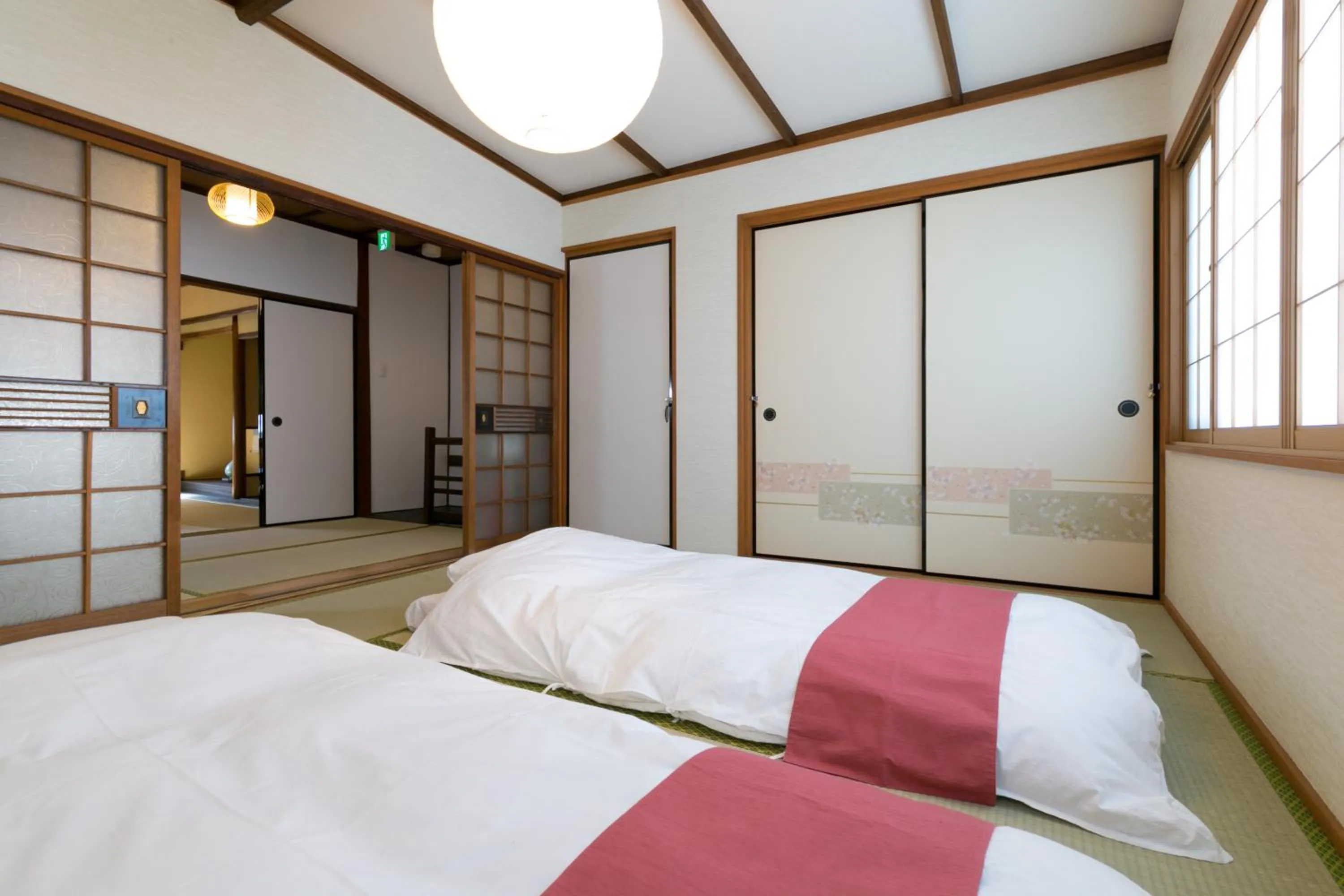 Bedroom, Bed in Kyotoya Tsukinoyu Kukai