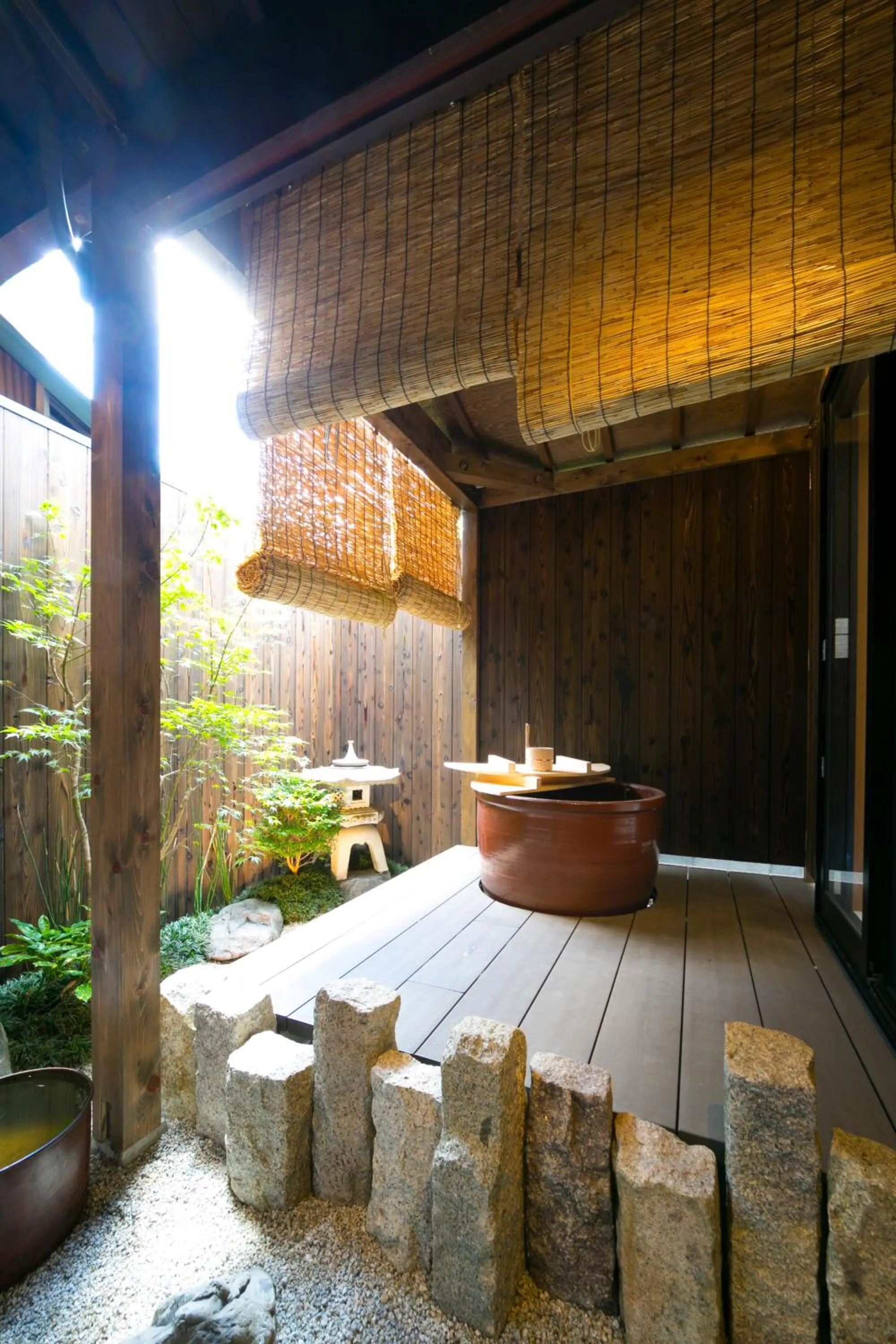 Bathroom in Kyotoya Tsukinoyu Kukai
