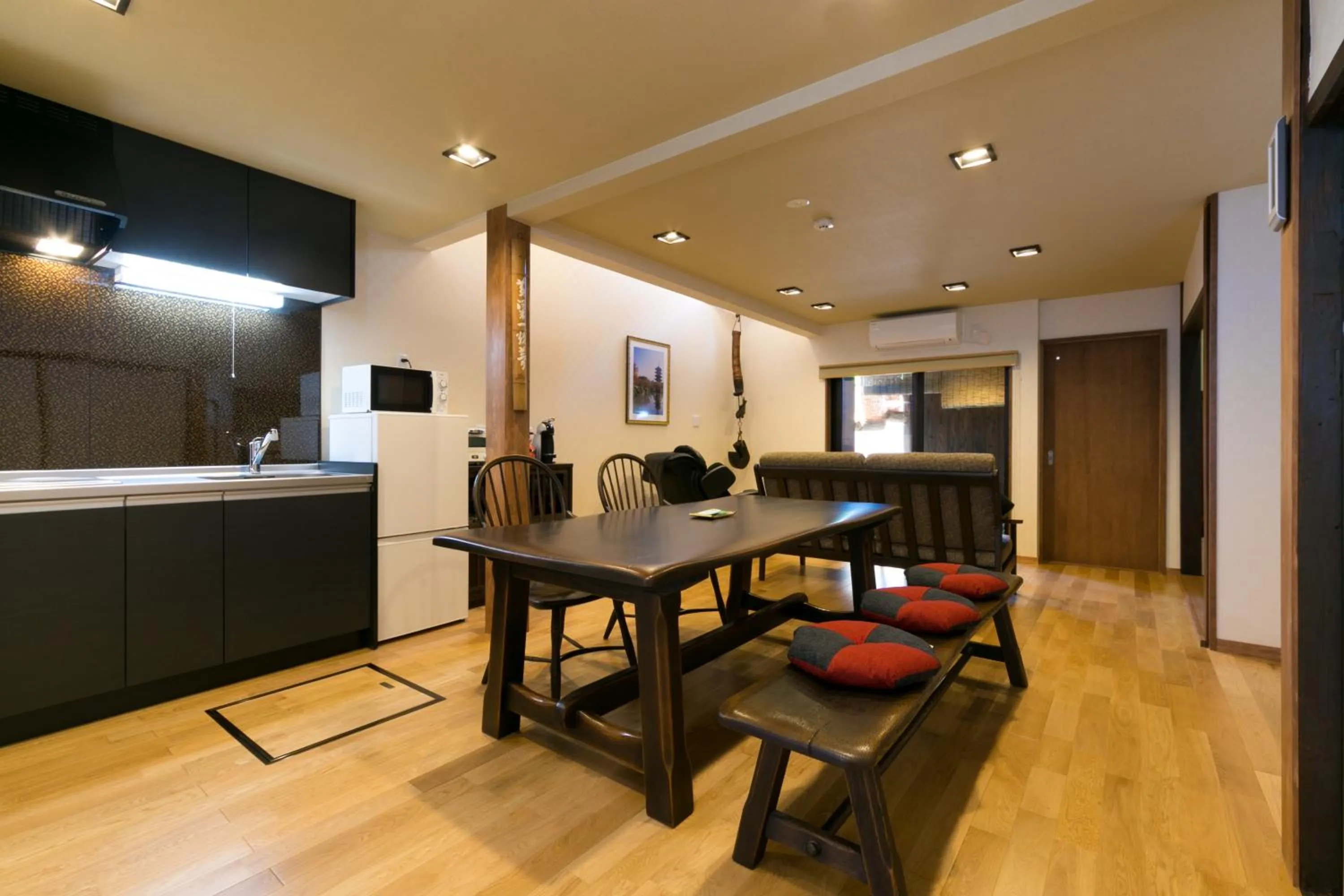 Kitchen or kitchenette in Kyotoya Tsukinoyu Kukai