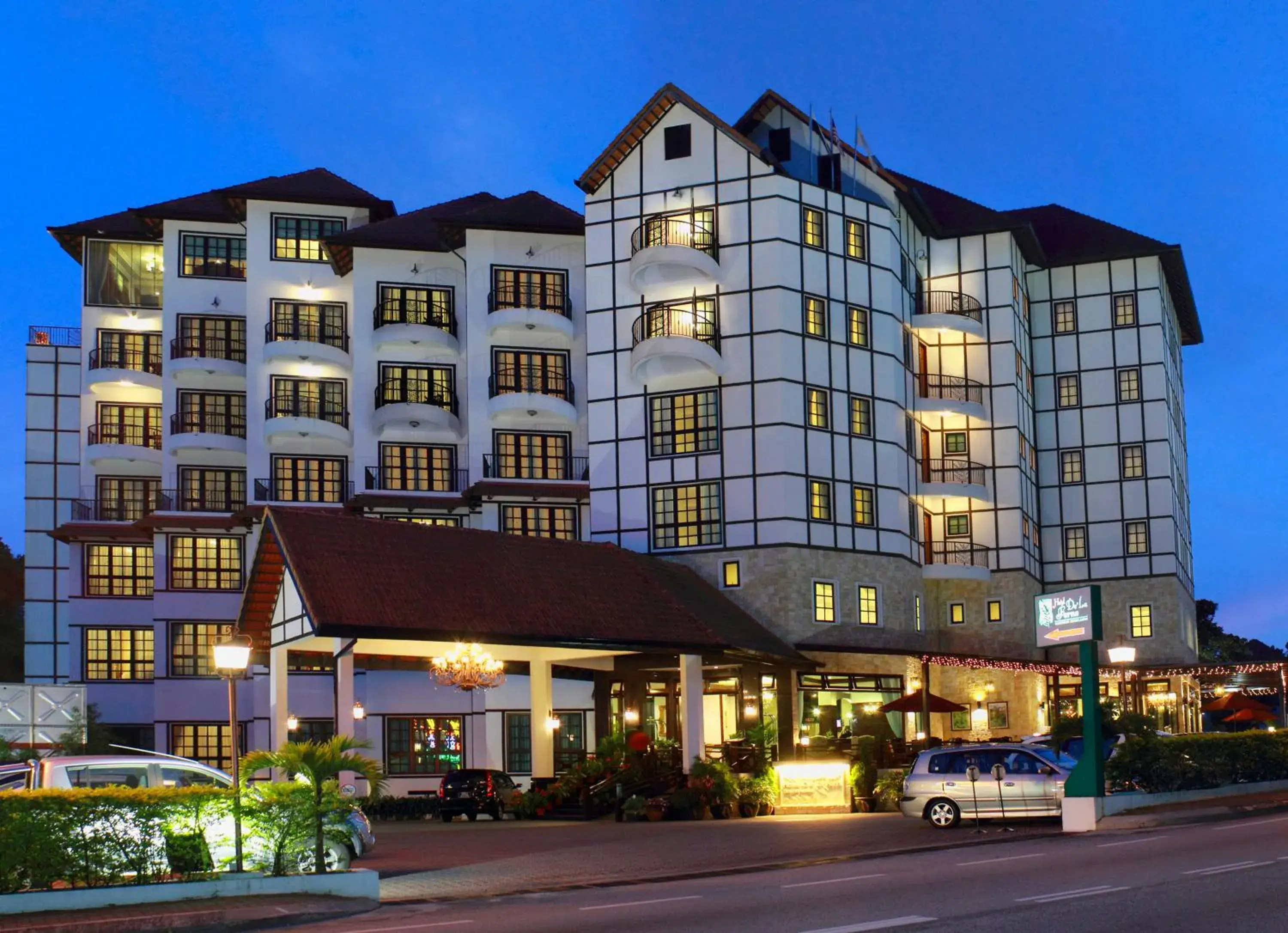 Facade/entrance in Hotel De' La Ferns, Cameron Highlands Facade/entrance in Hotel De' La Ferns, Cameron Highlands