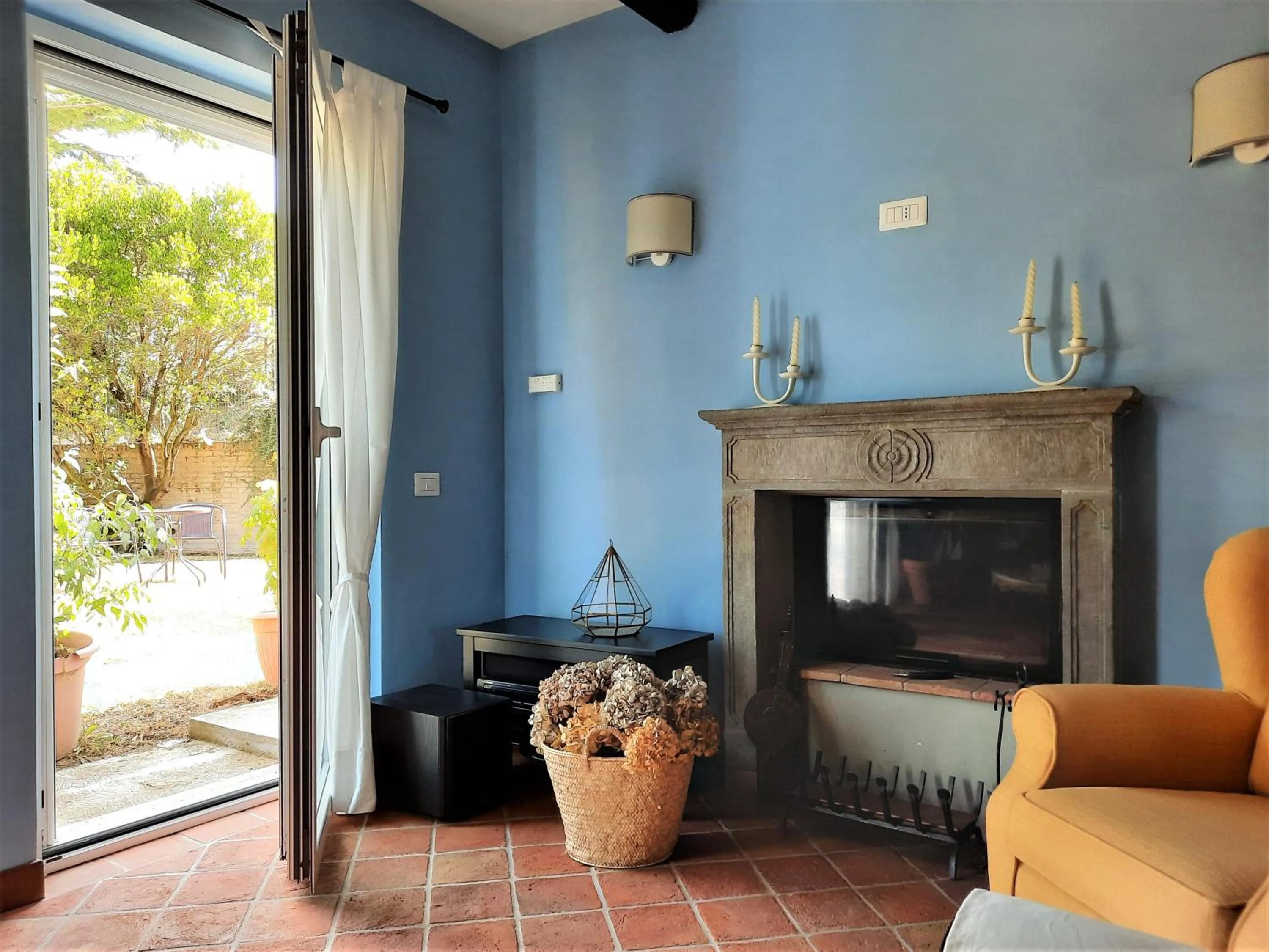 Living room in B&B Tenuta Montegrande