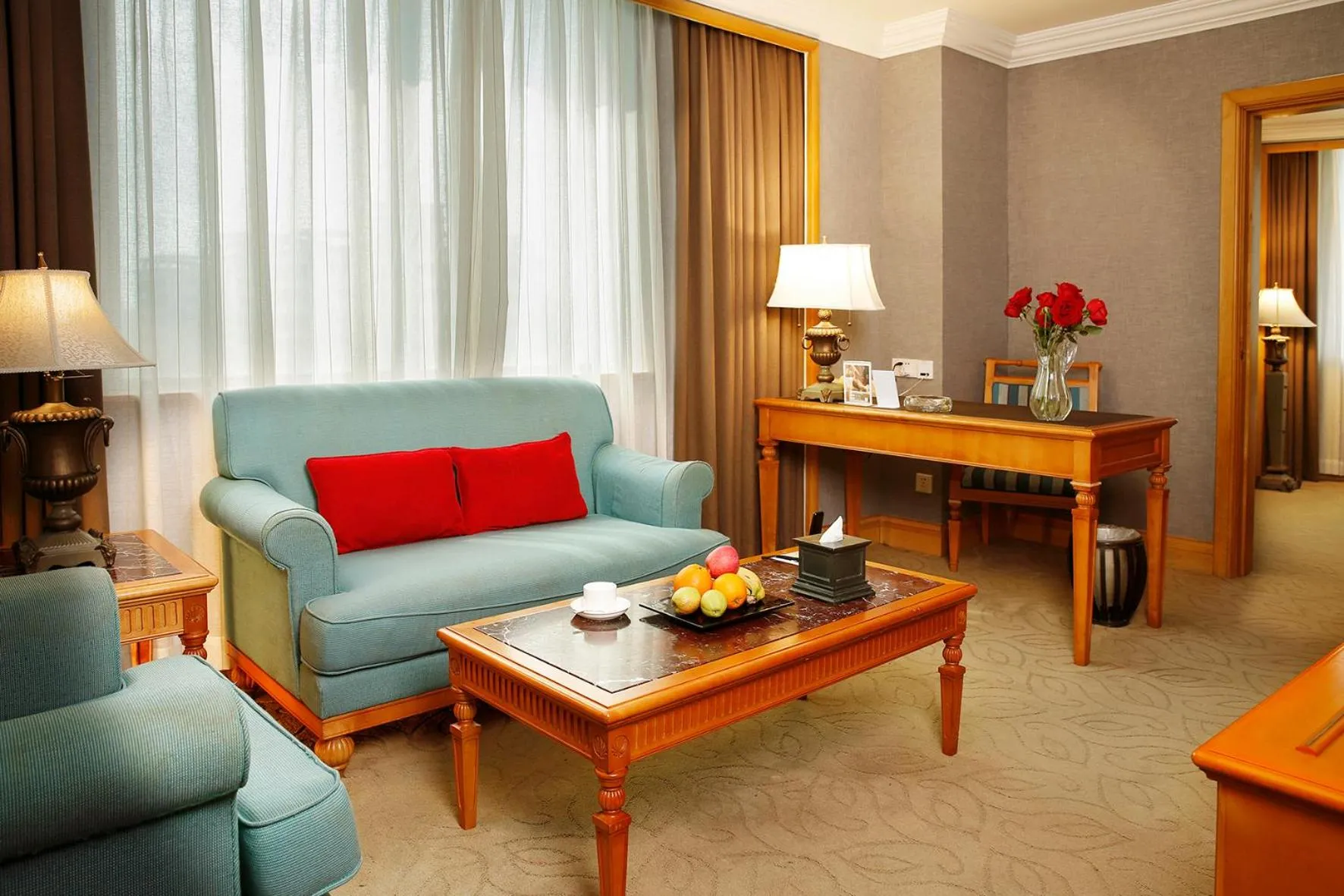 Living room in Grand Noble Hotel Dongguan