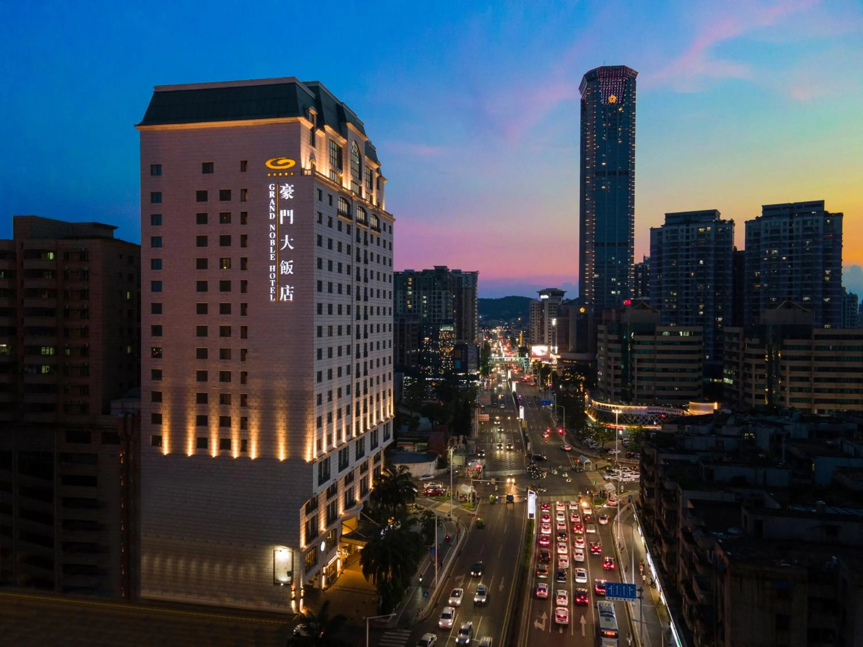 Night in Grand Noble Hotel Dongguan