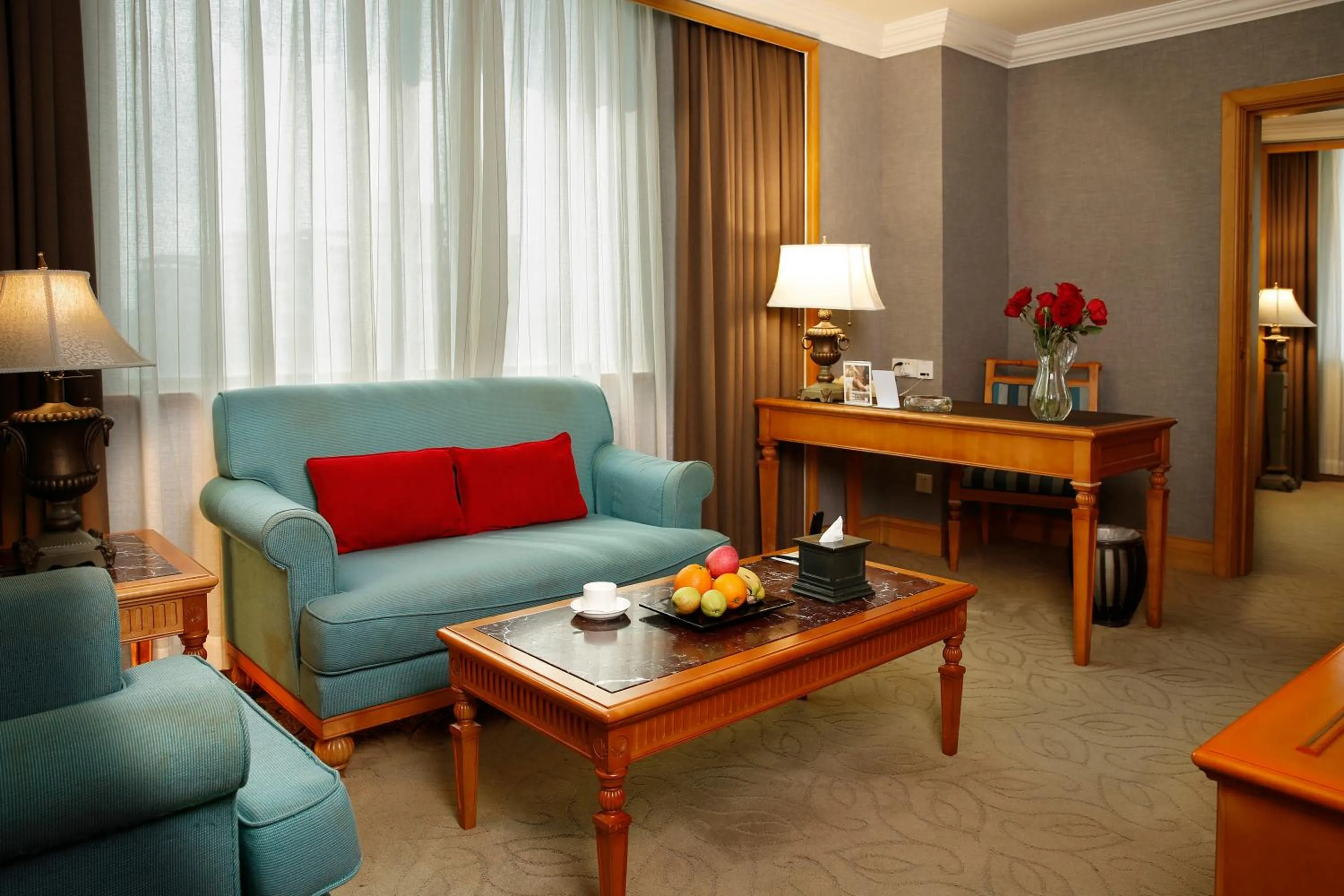 Living room in Grand Noble Hotel Dongguan