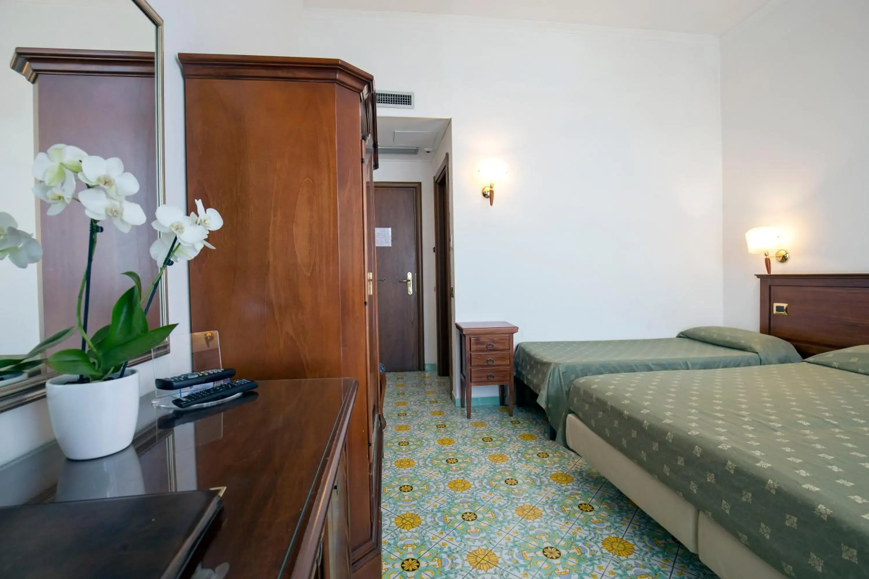 Bedroom, Bed in La Panoramica Hotel Bedroom, Bed in La Panoramica Hotel