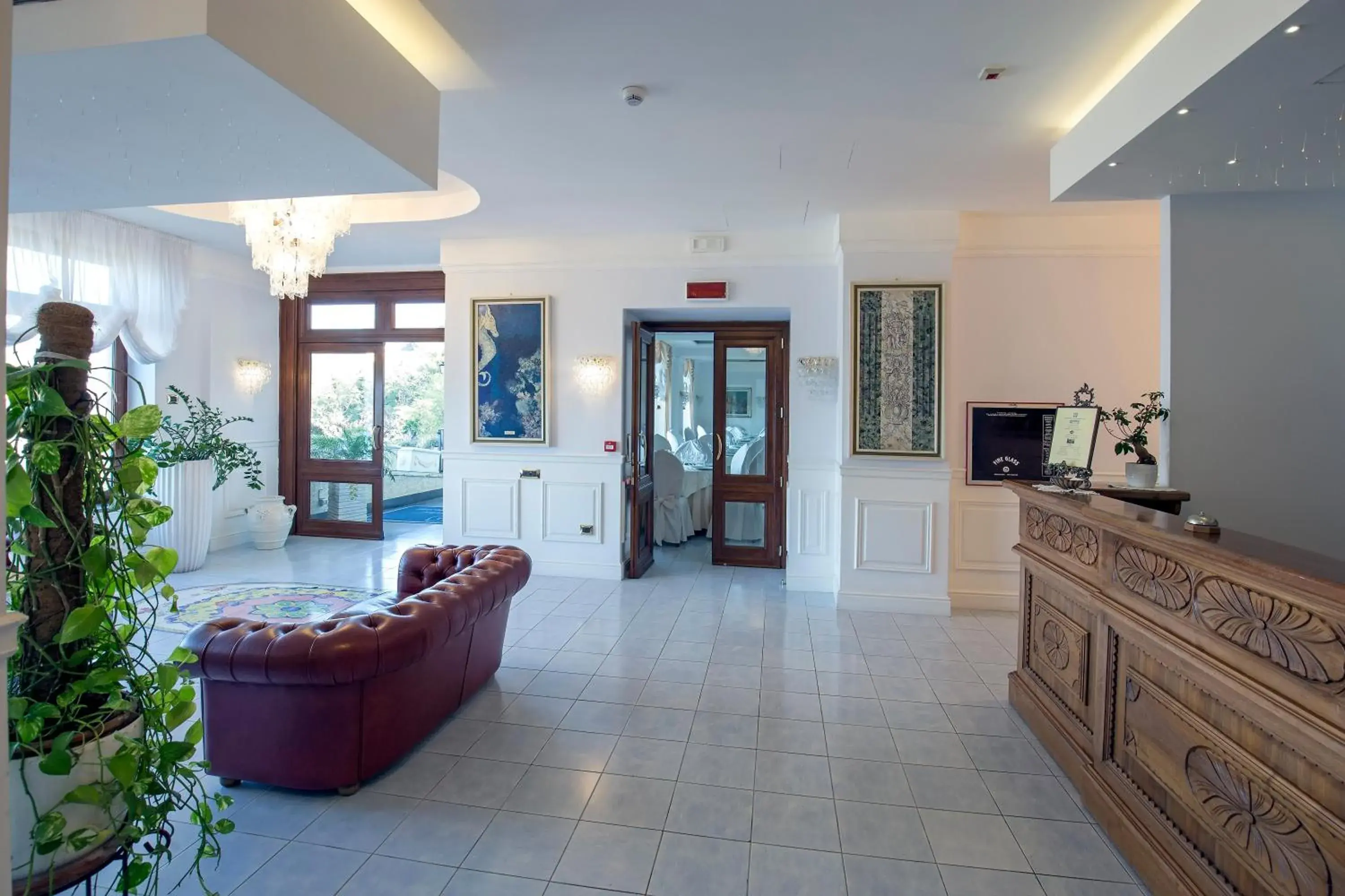 Lobby or reception in La Panoramica Hotel Lobby or reception in La Panoramica Hotel