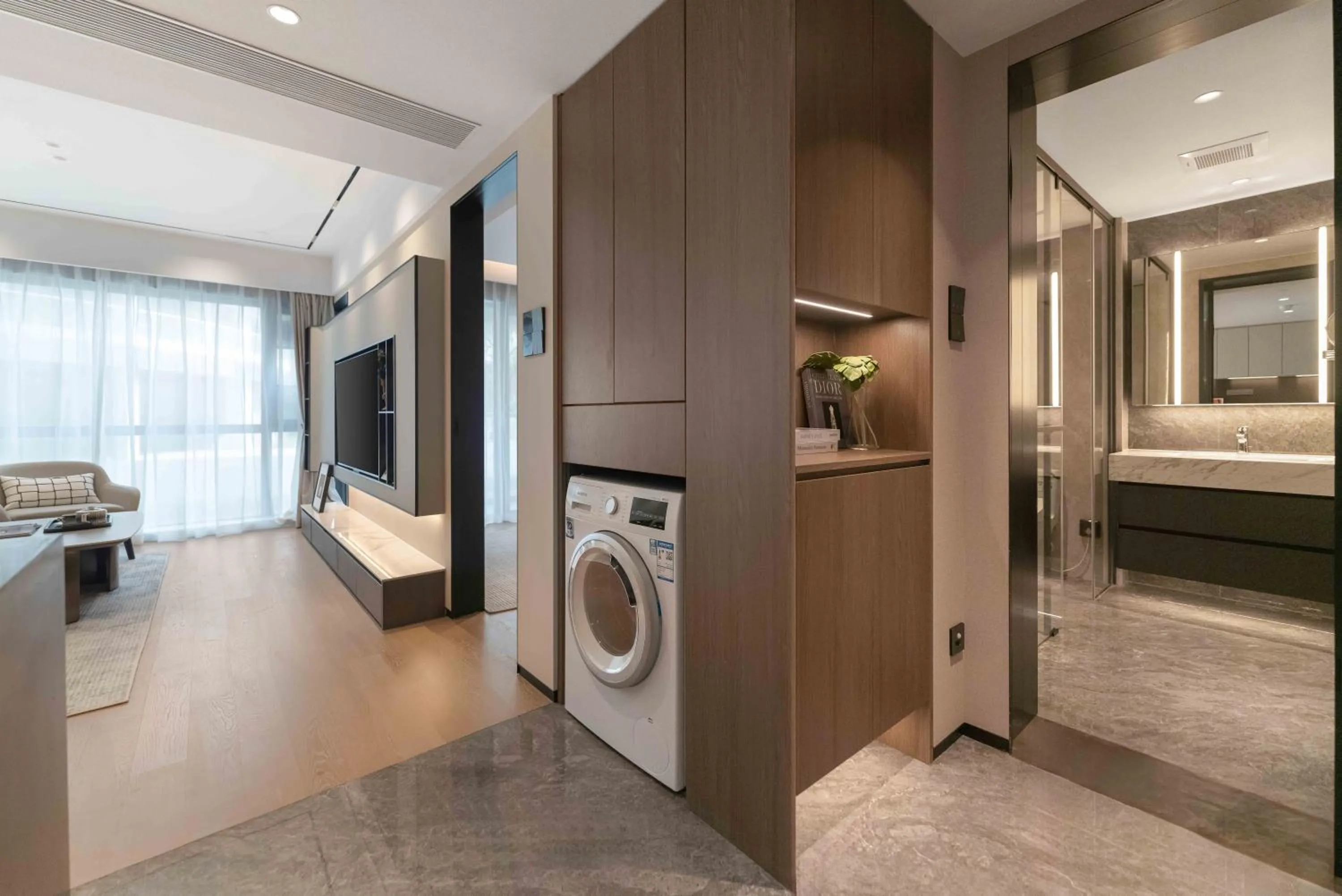 Living room in CM+ Service Apartment Shenzhen Taige