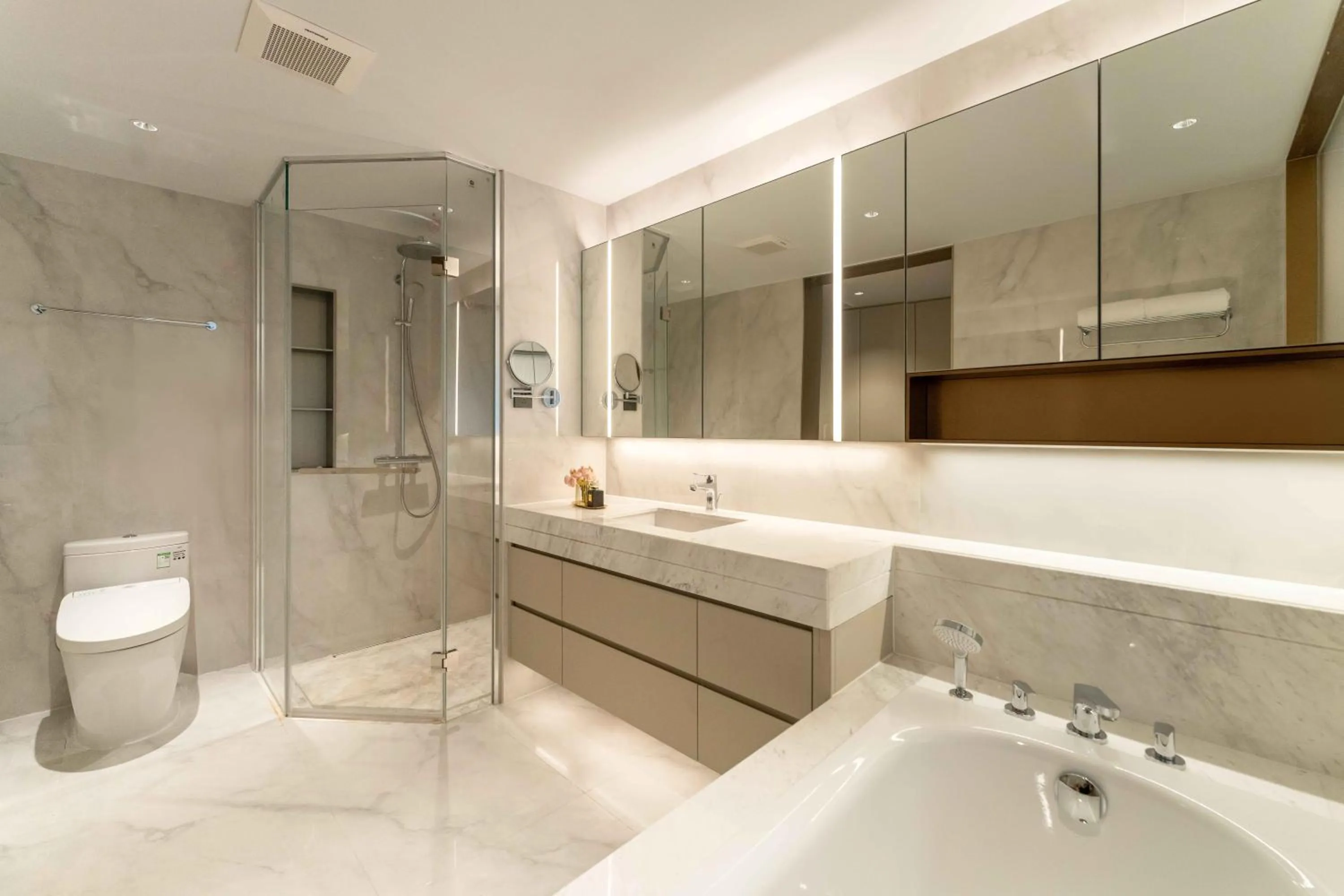Bathroom in CM+ Service Apartment Shenzhen Taige
