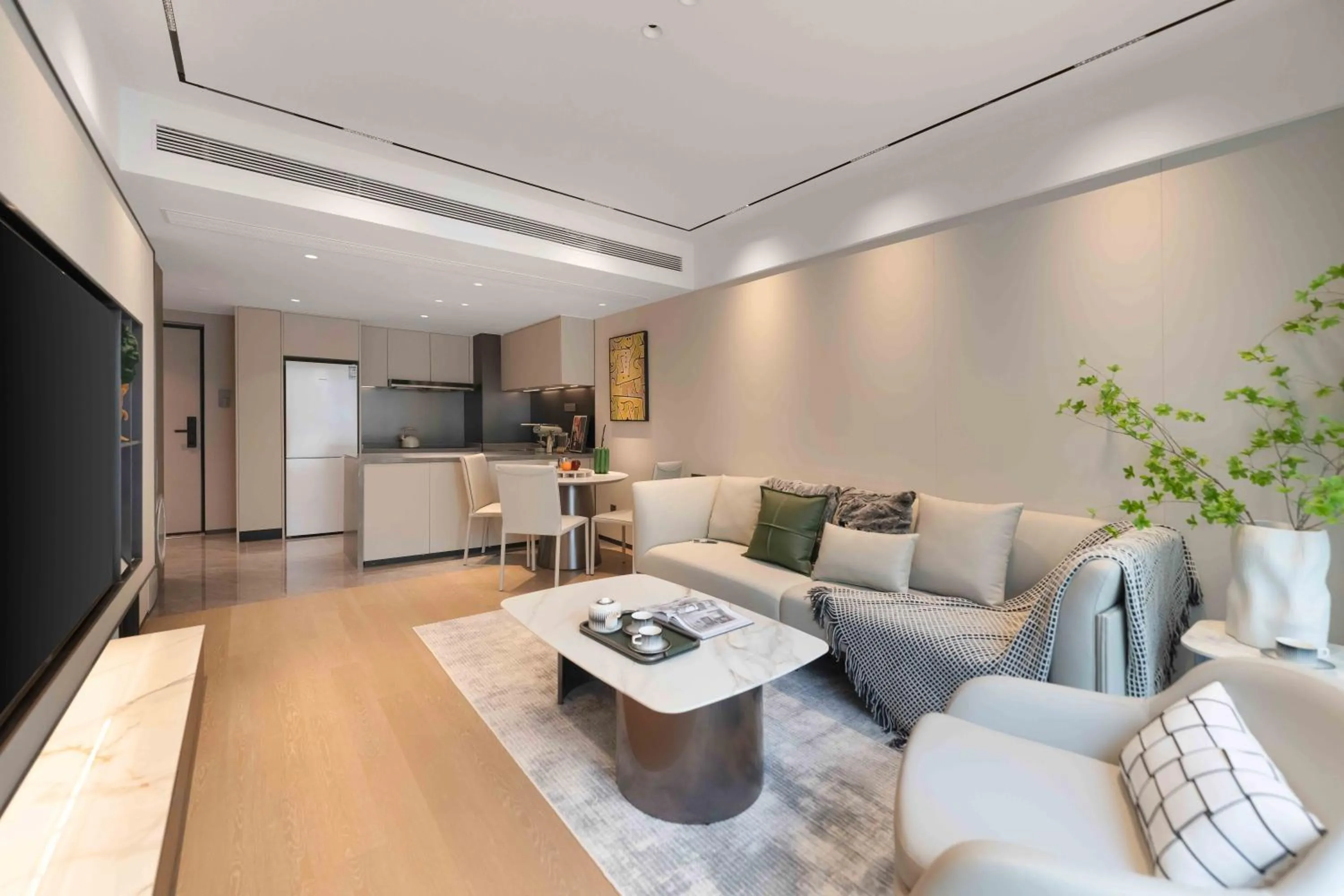 Living room in CM+ Service Apartment Shenzhen Taige