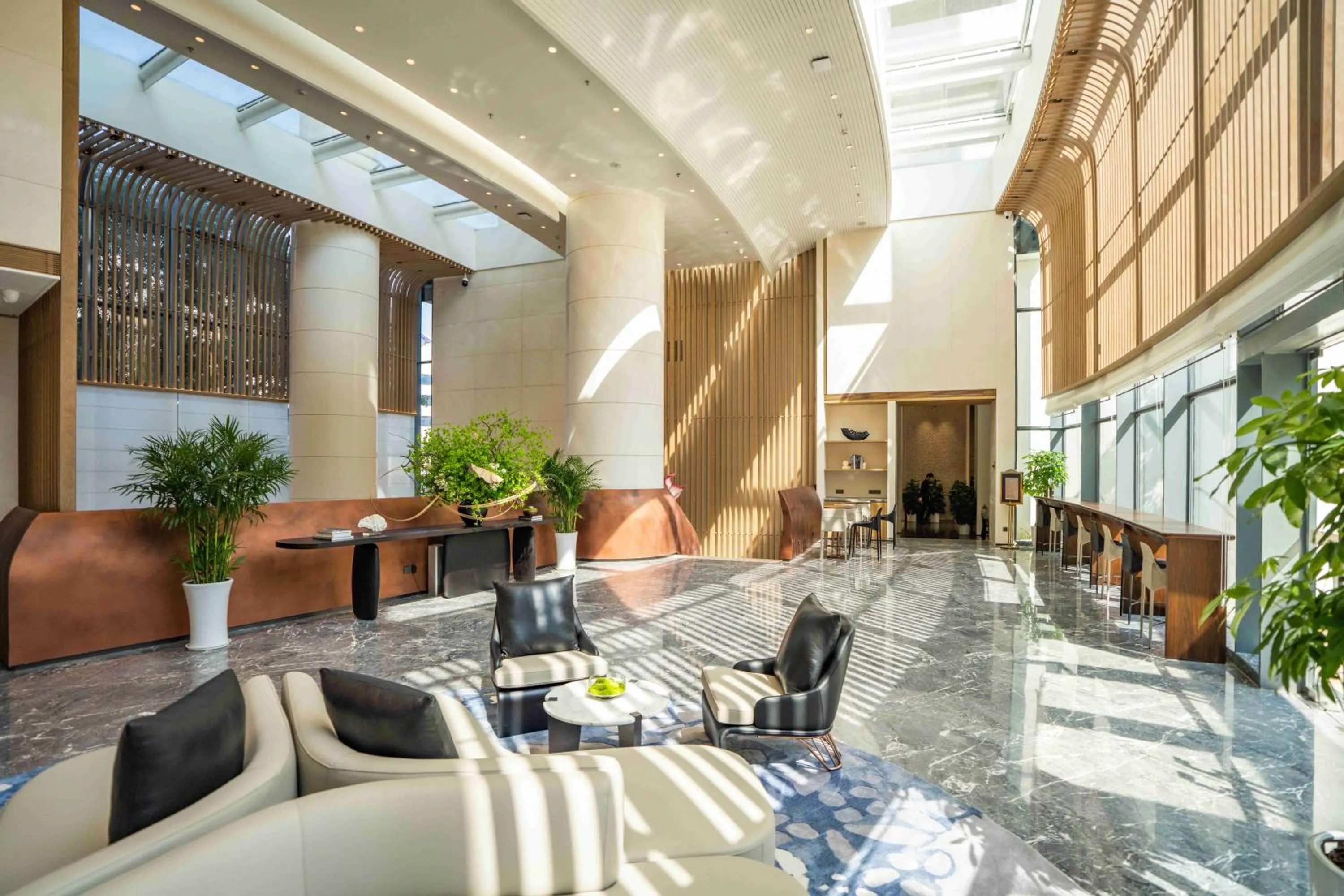 Lobby or reception in CM+ Service Apartment Shenzhen Taige
