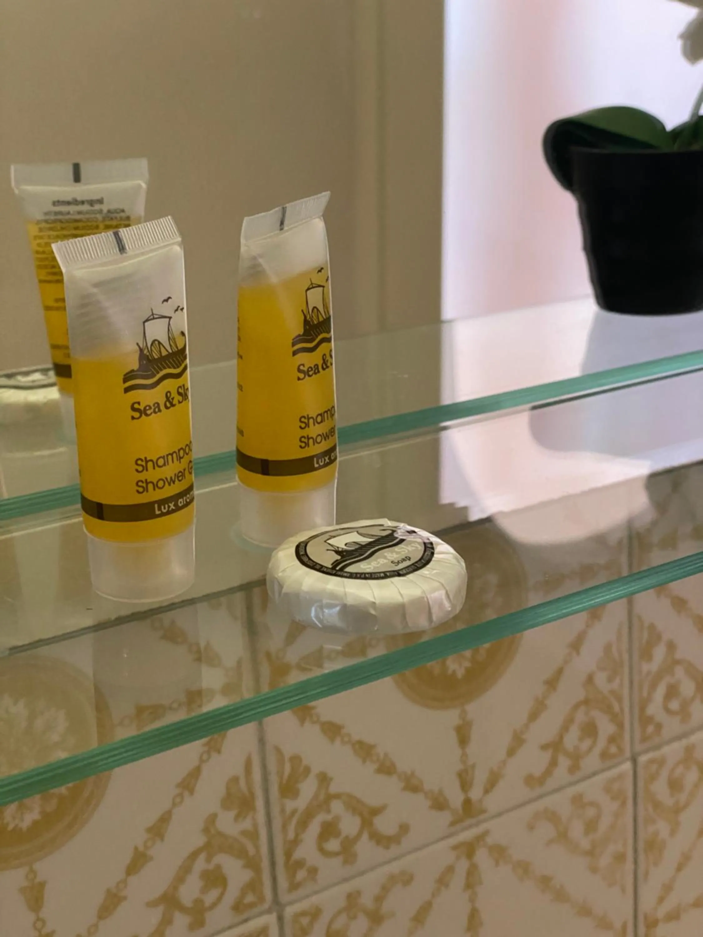 Bathroom in Avra Budget Beach Rooms