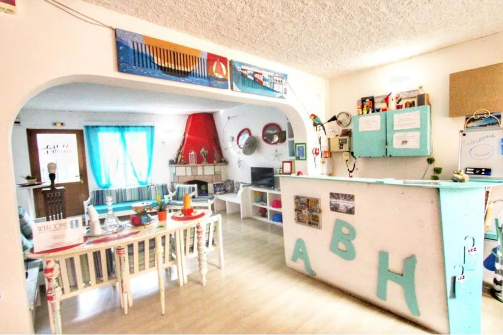 Lobby or reception in Avra Budget Beach Rooms