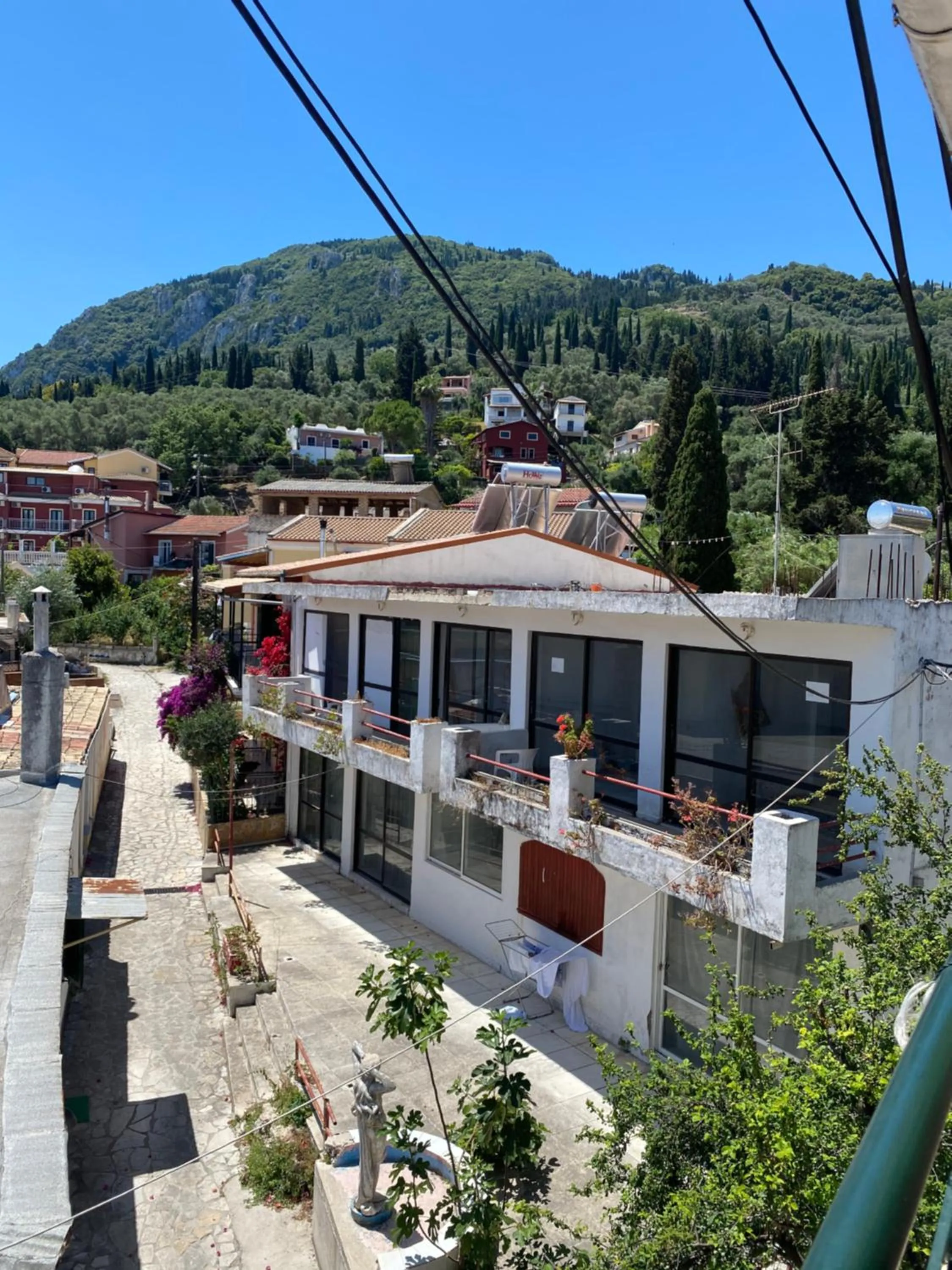 Mountain view in Avra Budget Beach Rooms