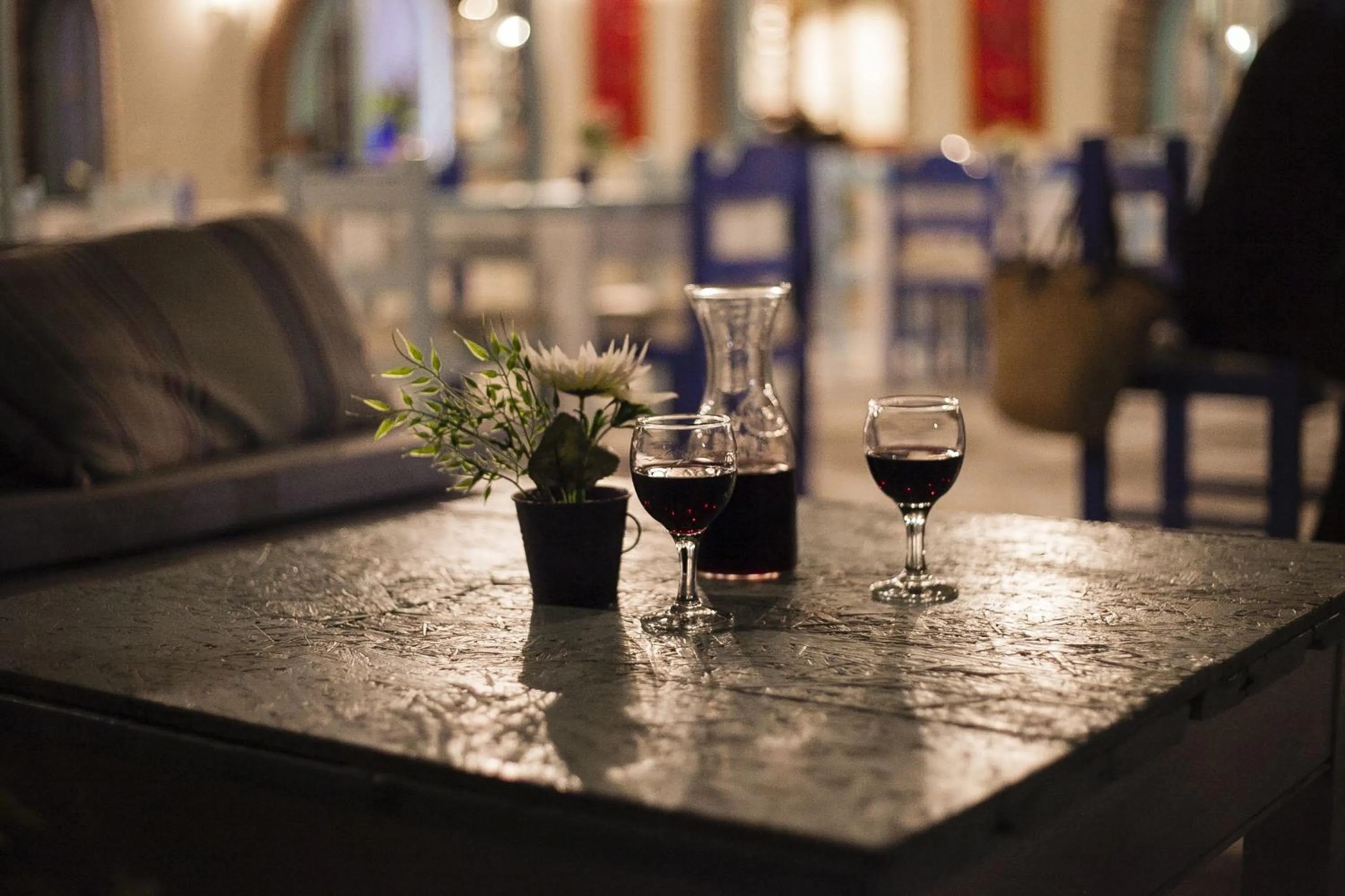 Alcoholic drinks in Avra Budget Beach Rooms