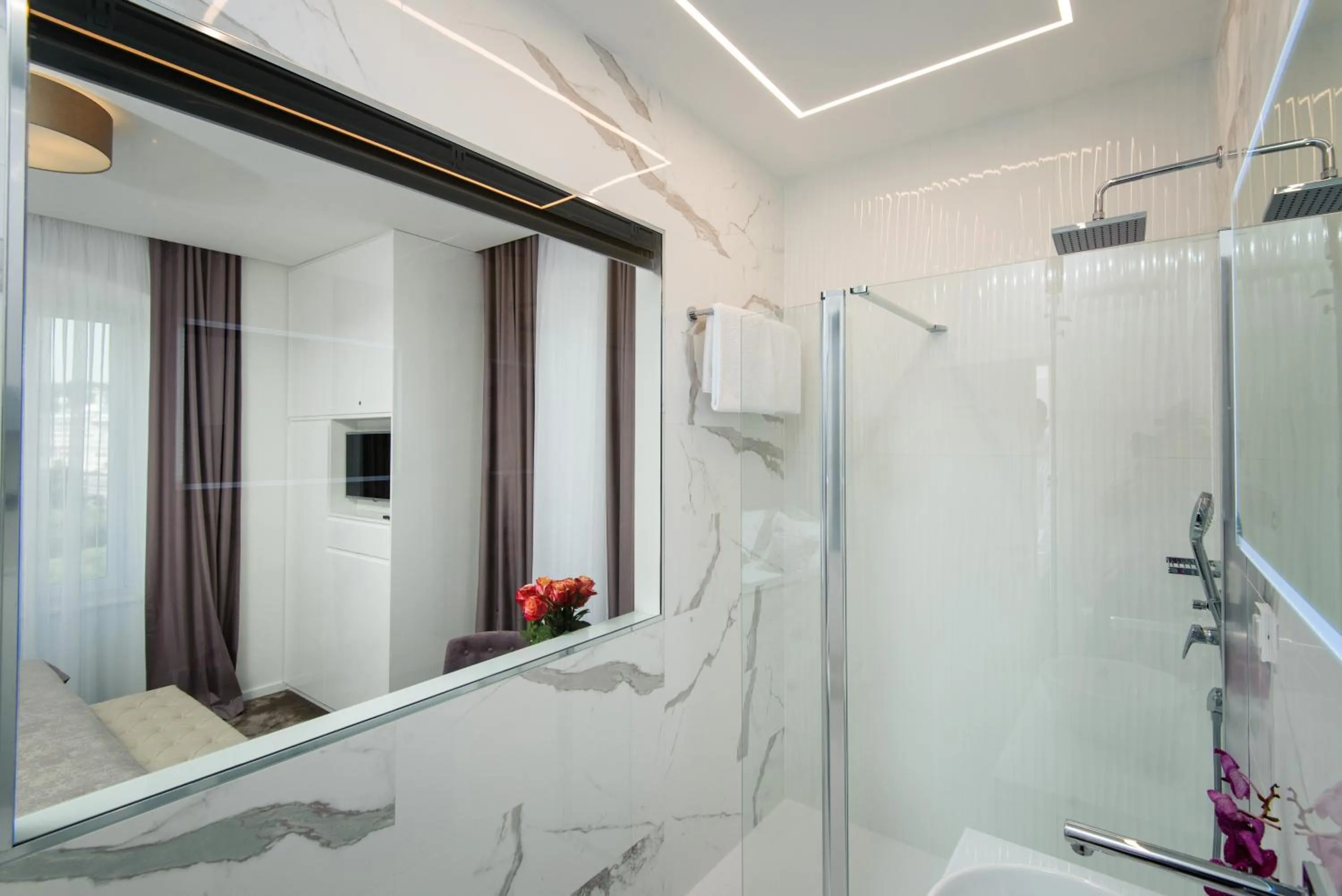 Shower in Dream Luxury Rooms