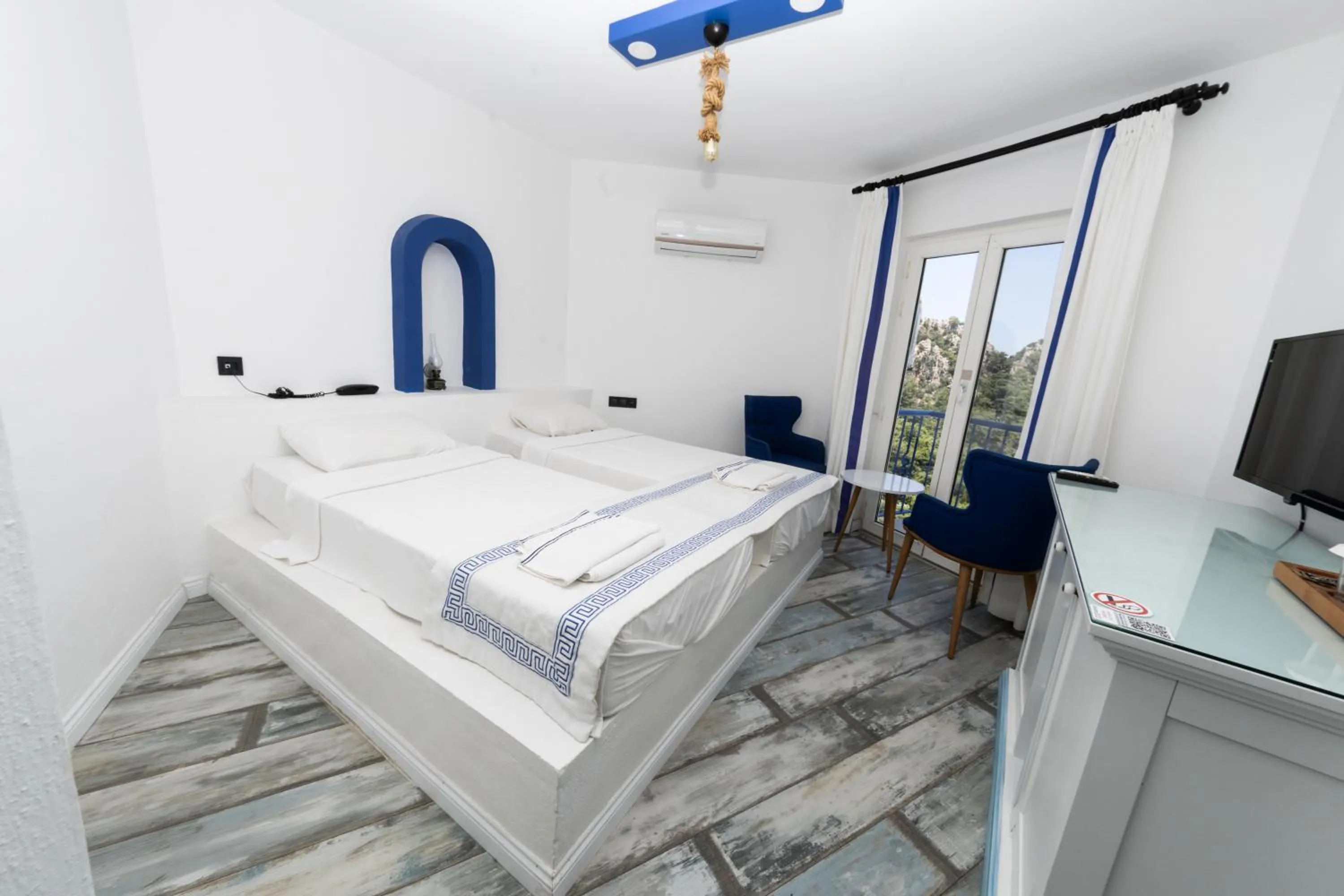 Bed in Lavanta Butik Otel Turunc