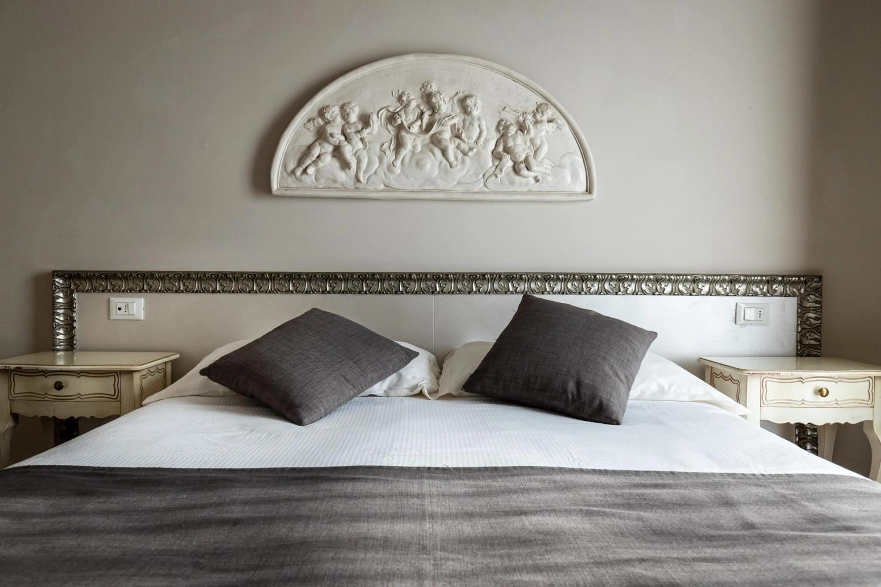 Bed in Hotel Marconi