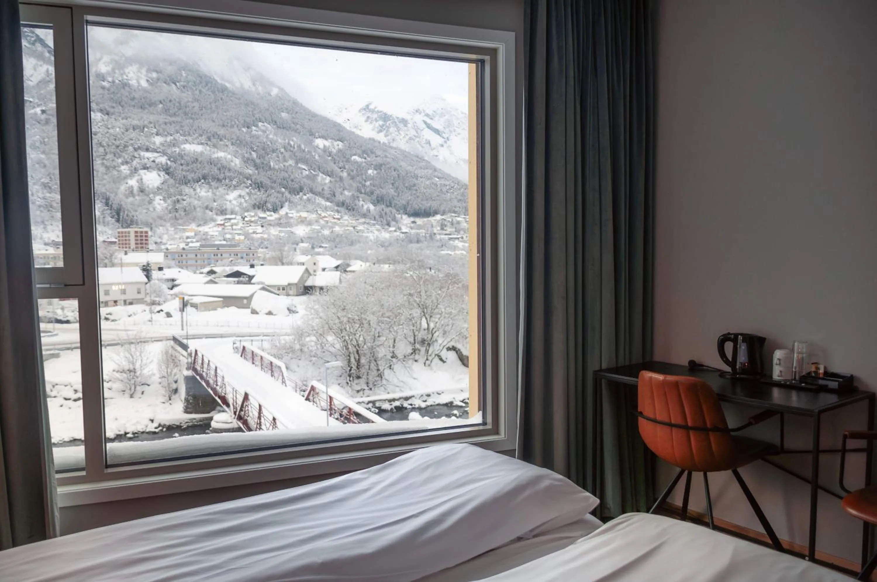 Bed in Trolltunga Hotel